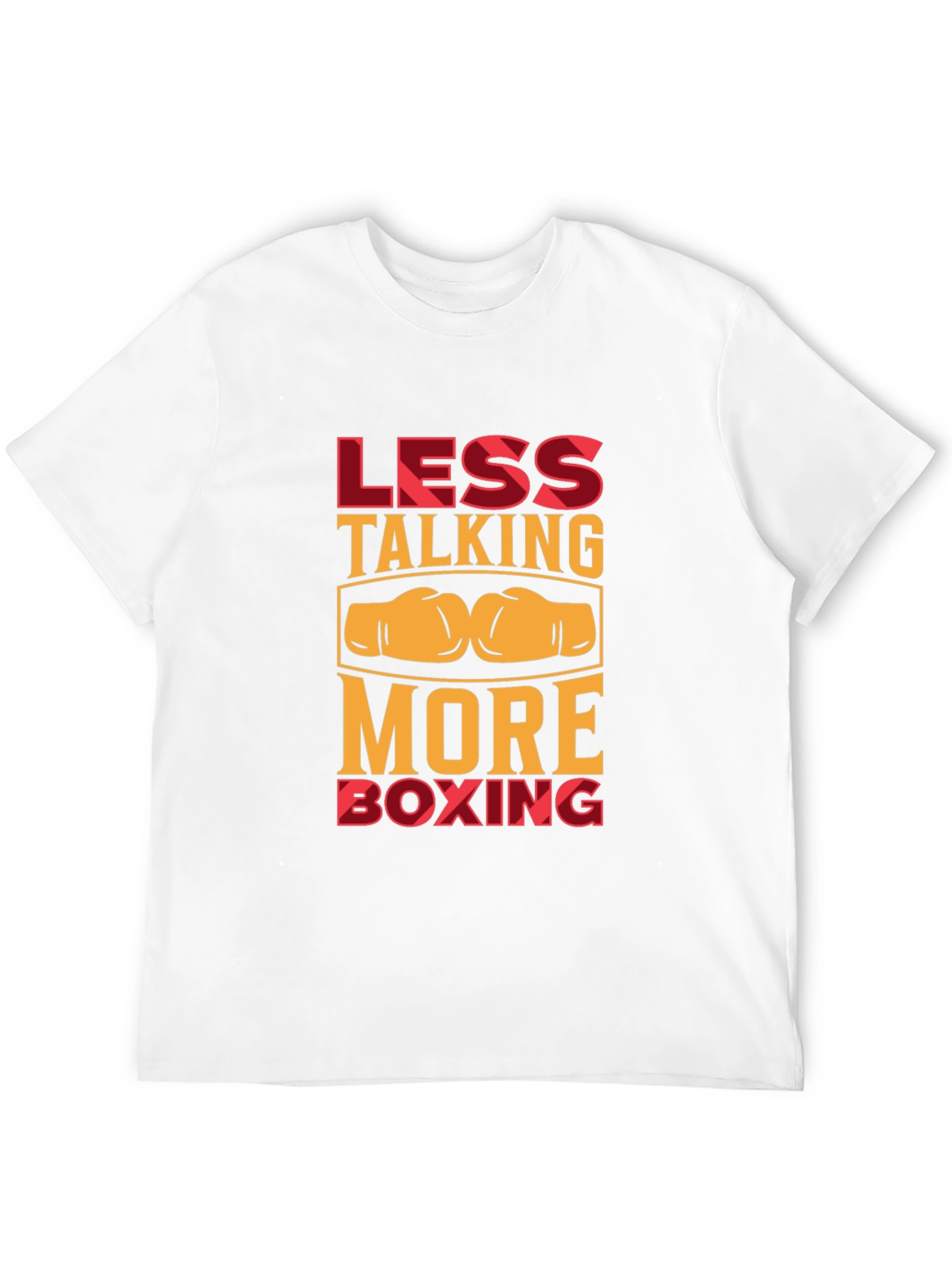 Less Talking More Boxing Graphic T-Shirt