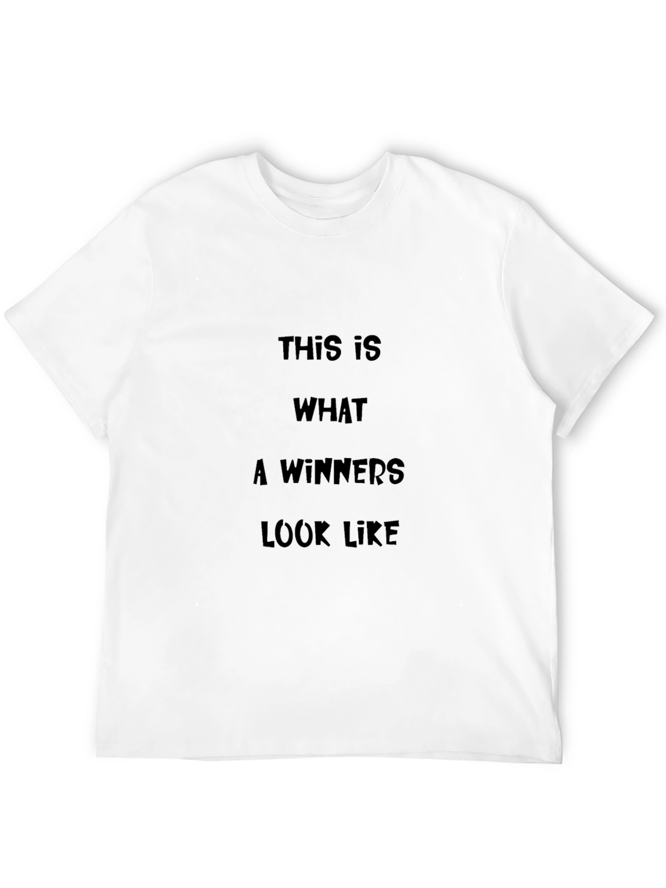 Winners Look Like This Graphic T-Shirt - Black