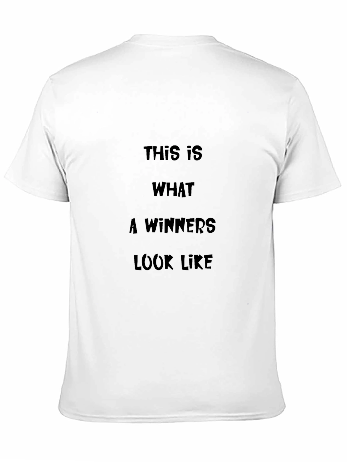 Winners Look Like This Graphic T-Shirt - Black