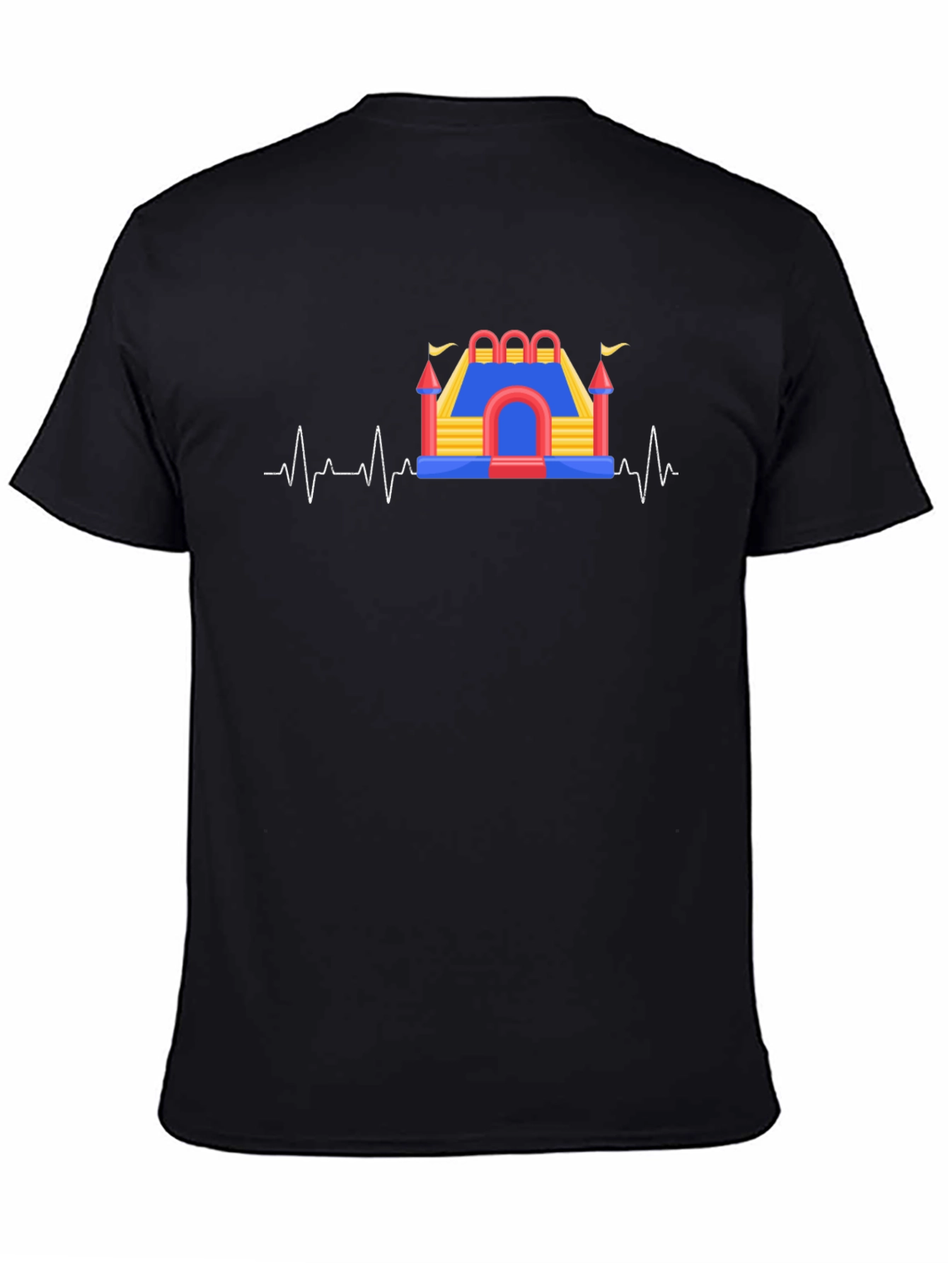 Bounce House Beat T-Shirt - Fun Heartbeat Tee