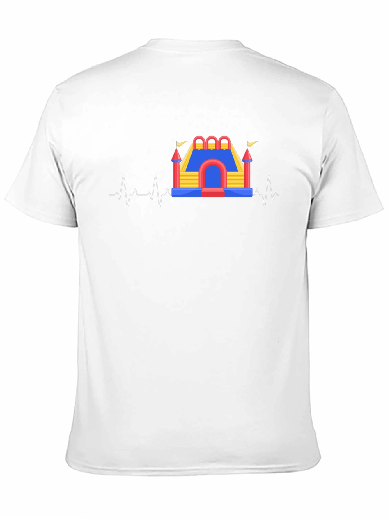 Bounce House Beat T-Shirt - Fun Heartbeat Tee