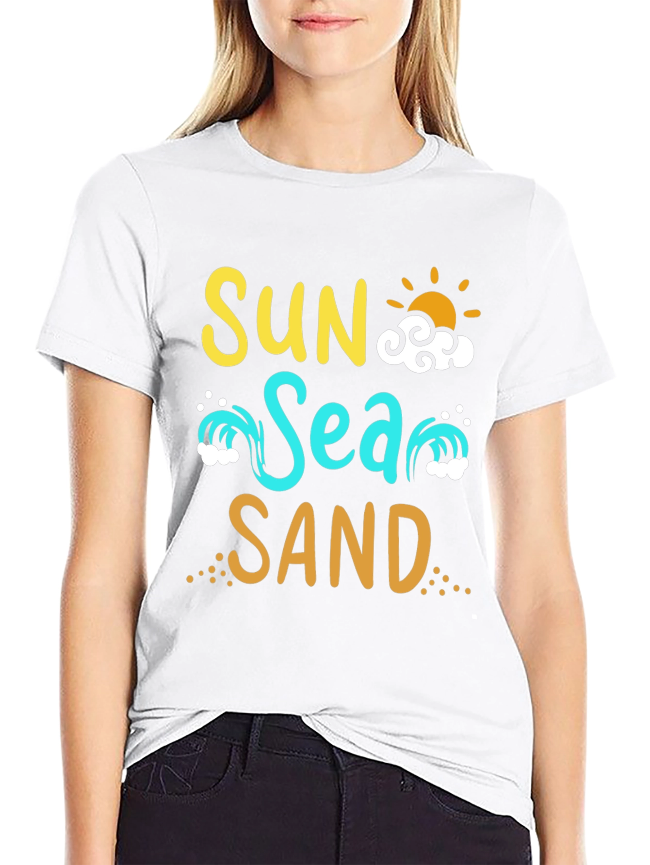 Sun Sea Sand Graphic T-Shirt