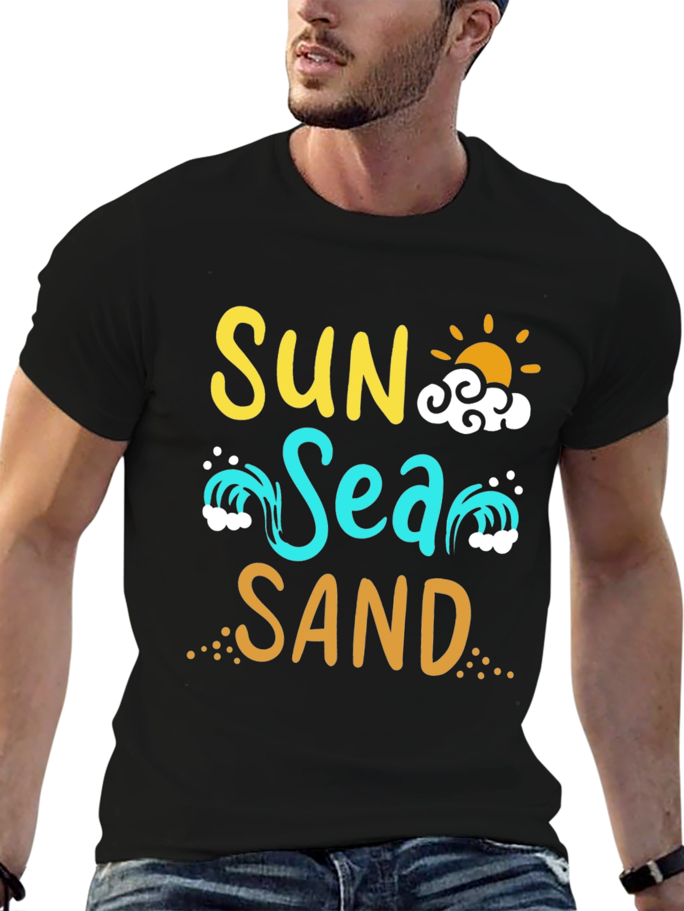 Sun Sea Sand Graphic T-Shirt