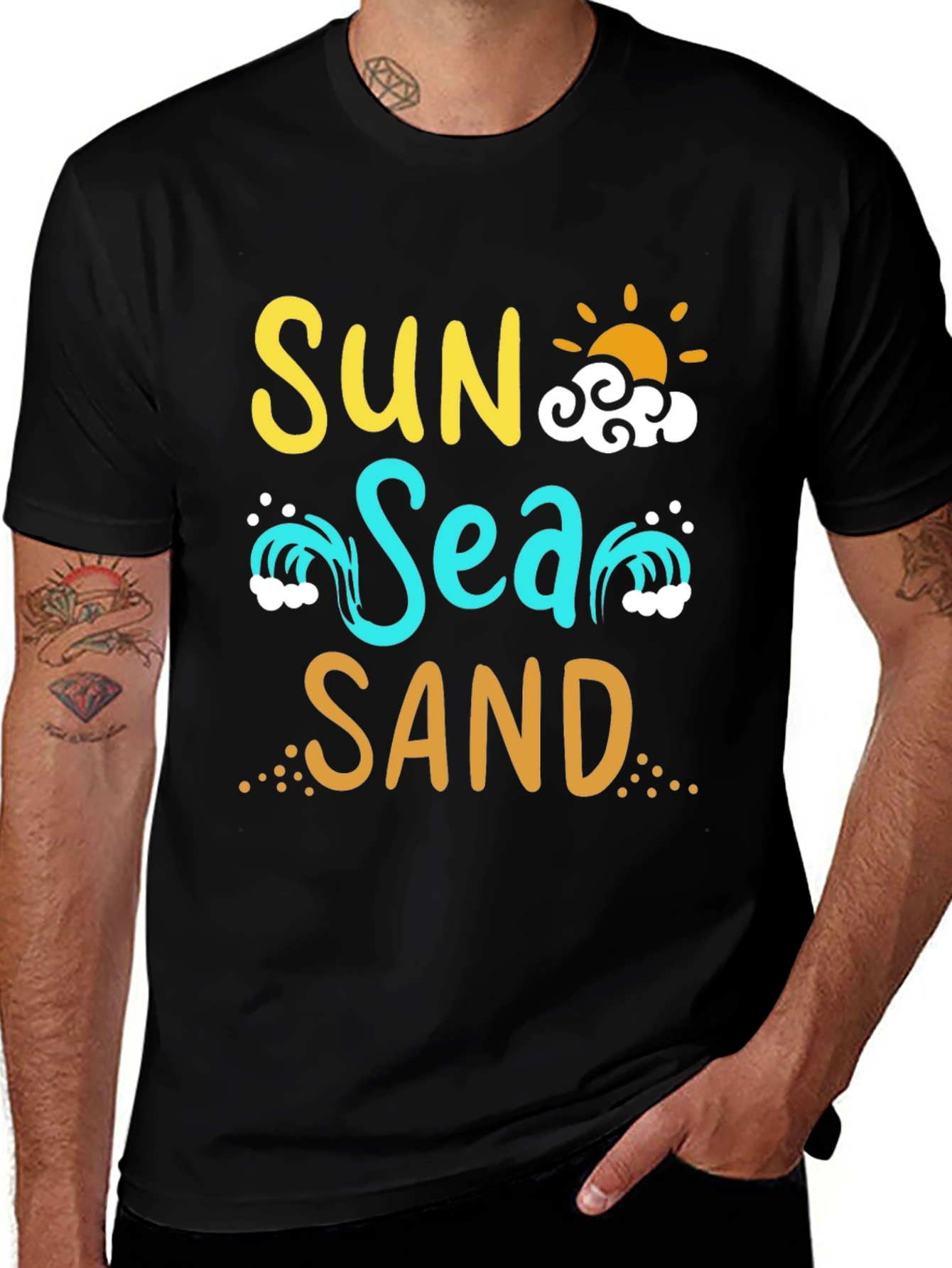 Sun Sea Sand Graphic T-Shirt