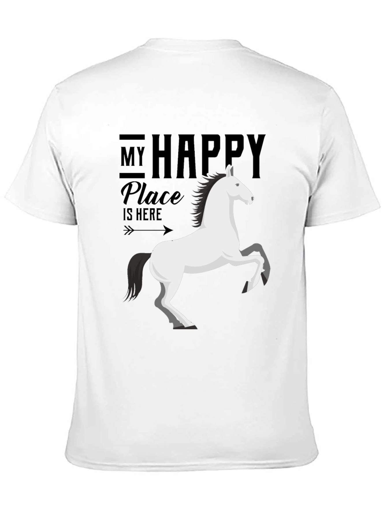 My Happy Place Horse Graphic Tee