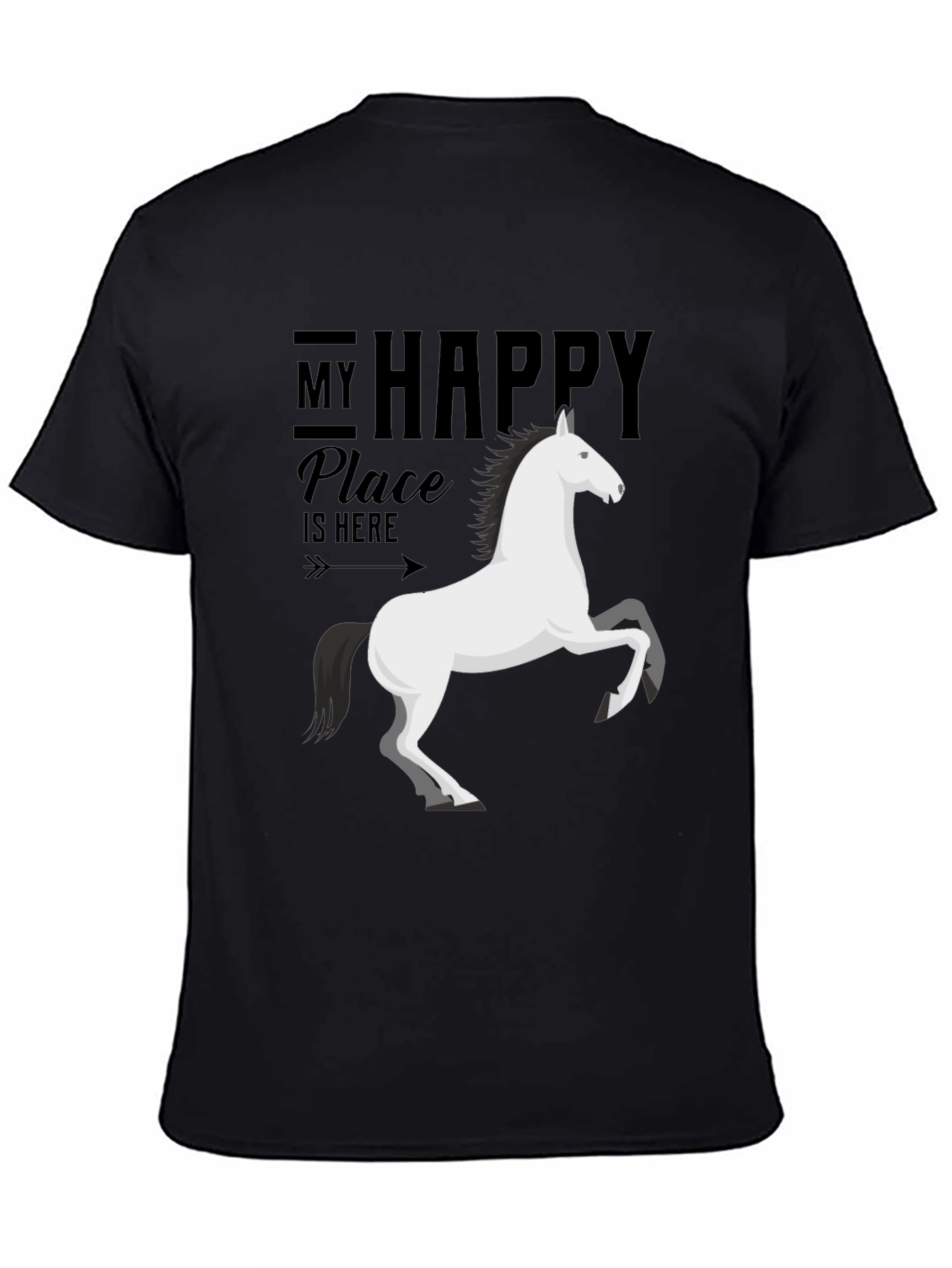 My Happy Place Horse Graphic Tee