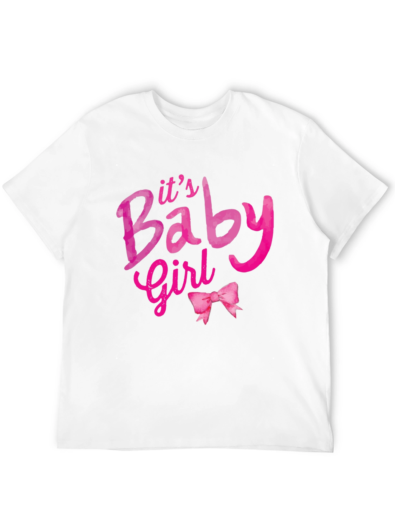 Its a Baby Girl T-Shirt - Pink Design