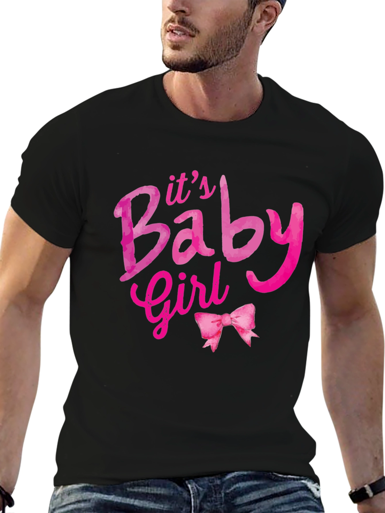 Its a Baby Girl T-Shirt - Pink Design