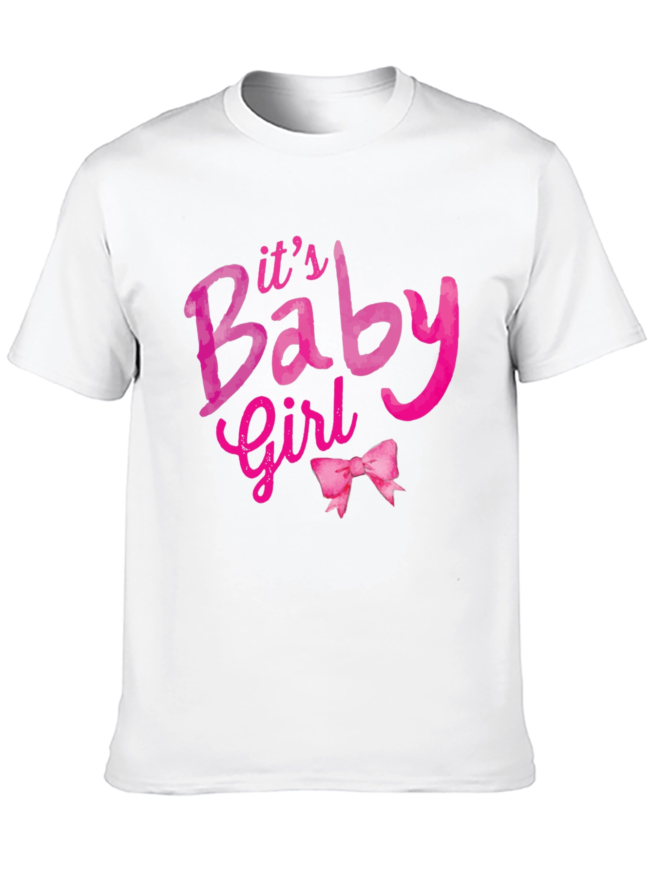 Its a Baby Girl T-Shirt - Pink Design