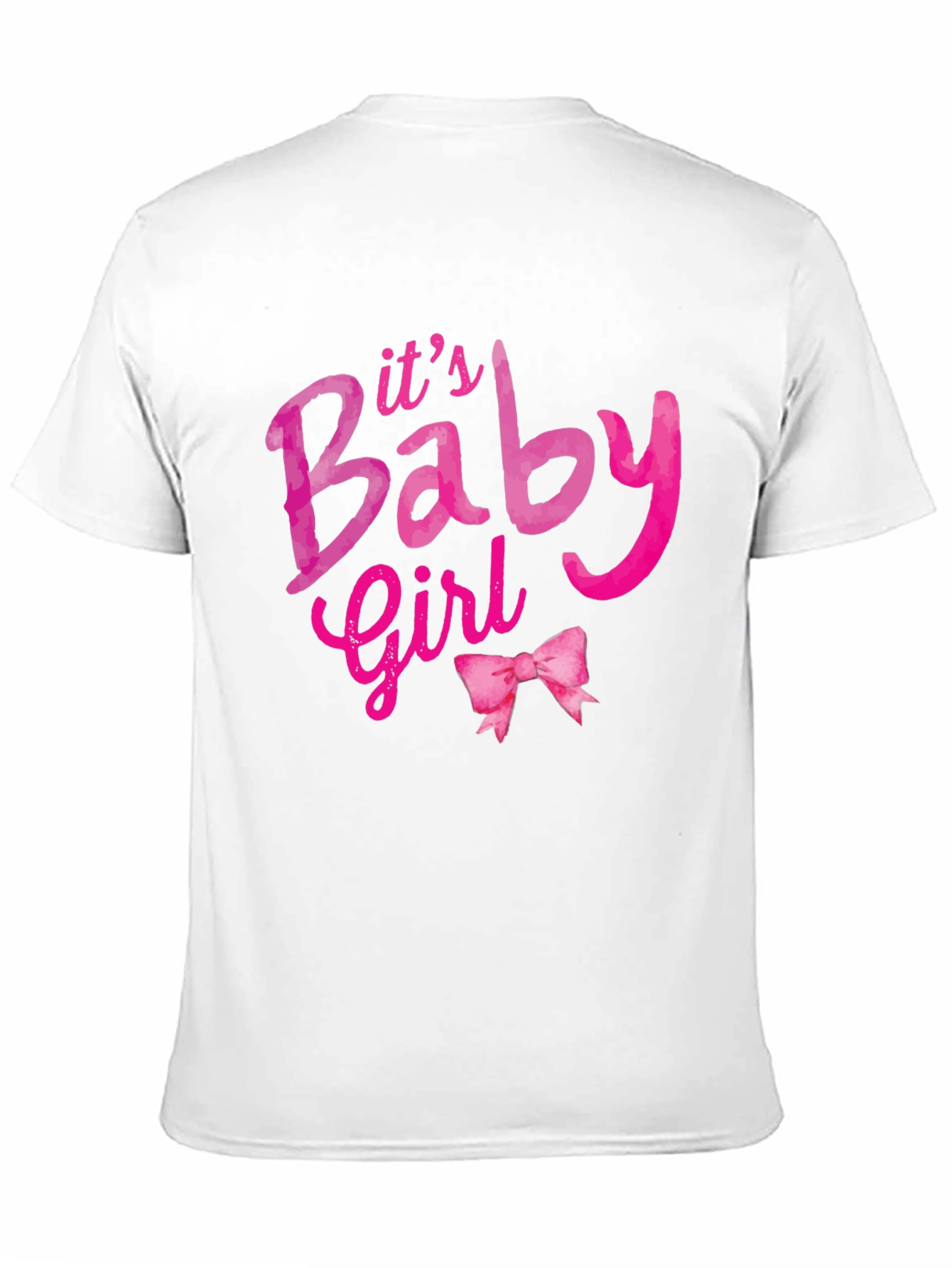 Its a Baby Girl T-Shirt - Pink Design