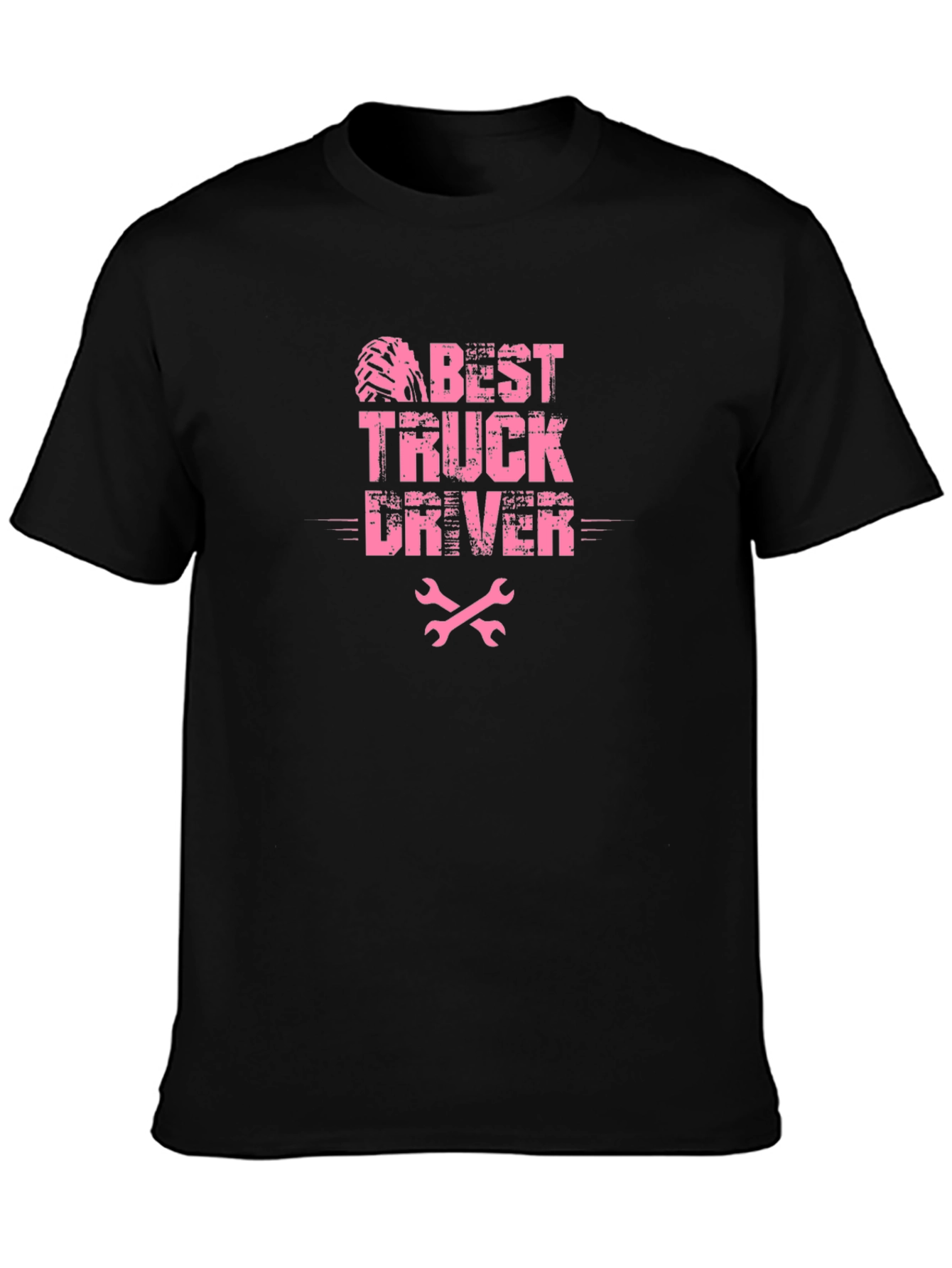 Best Truck Driver Graphic T-Shirt - Black