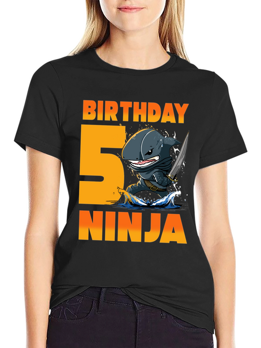 Birthday 5 Ninja T-Shirt