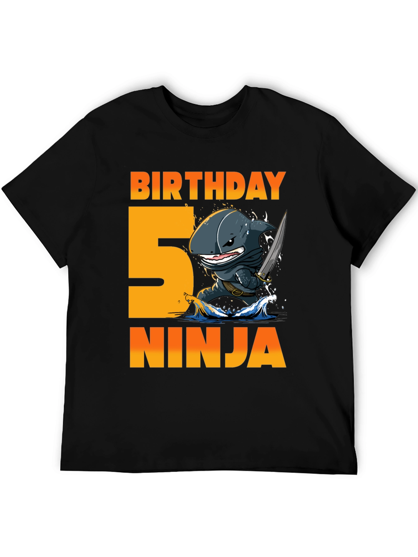Birthday 5 Ninja T-Shirt