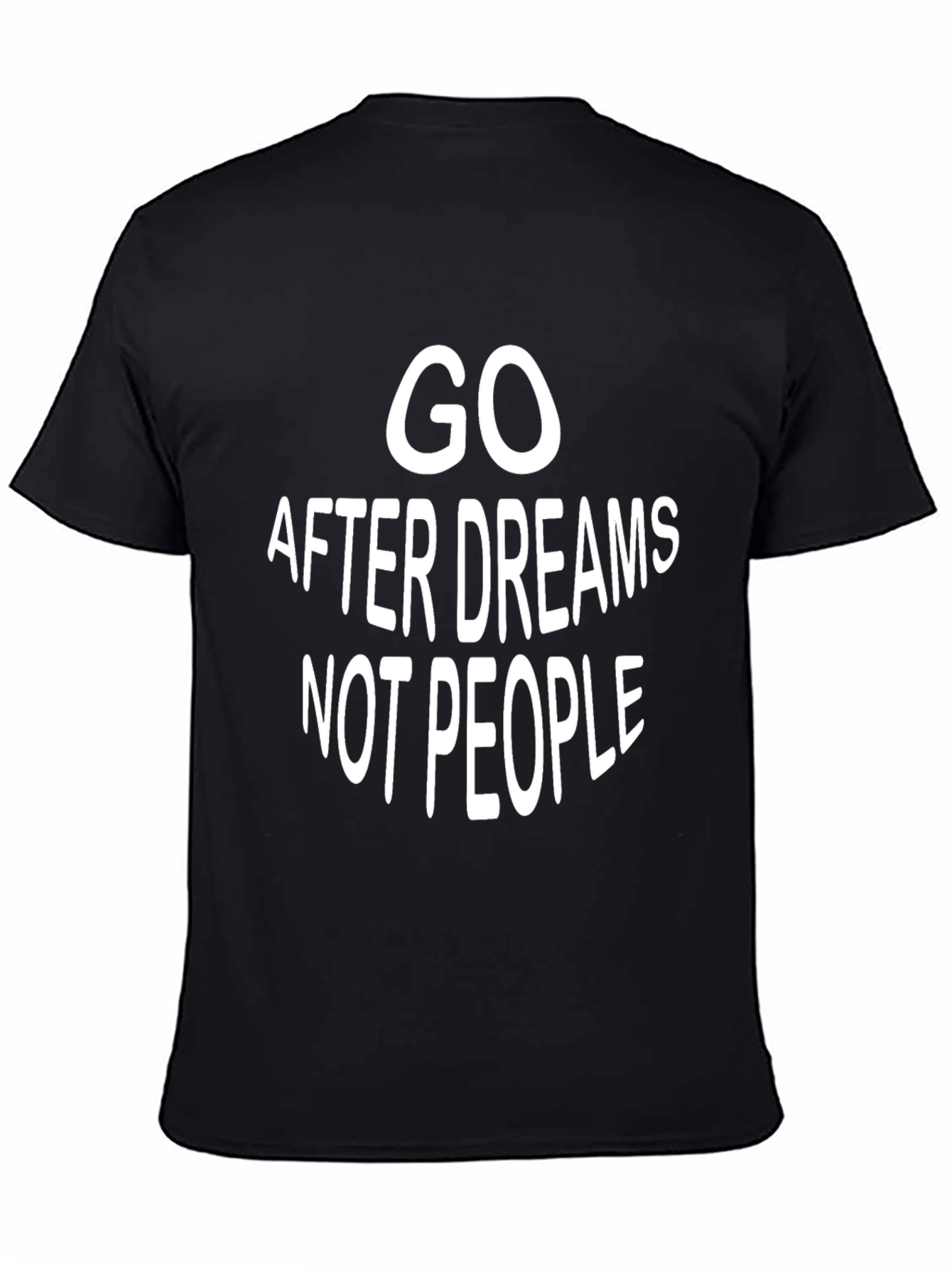 Dream Chaser Black T-Shirt - Motivational Quote