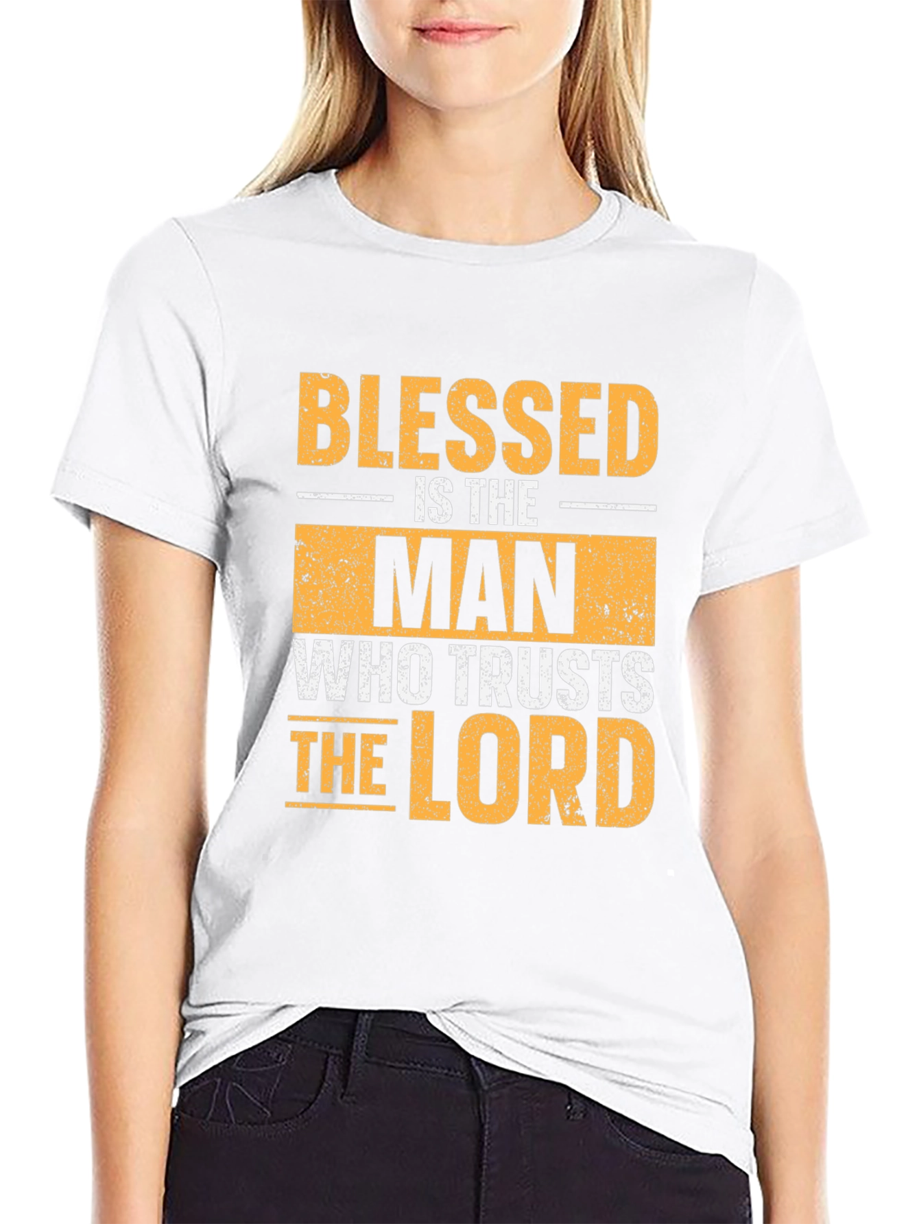 Blessed Is The Man T-Shirt Religious Christian