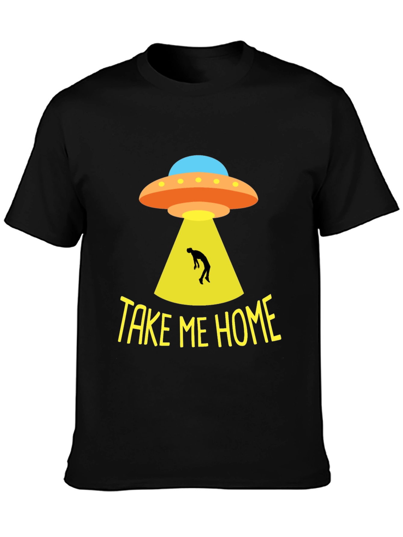 Take Me Home UFO Abduction Graphic Tee