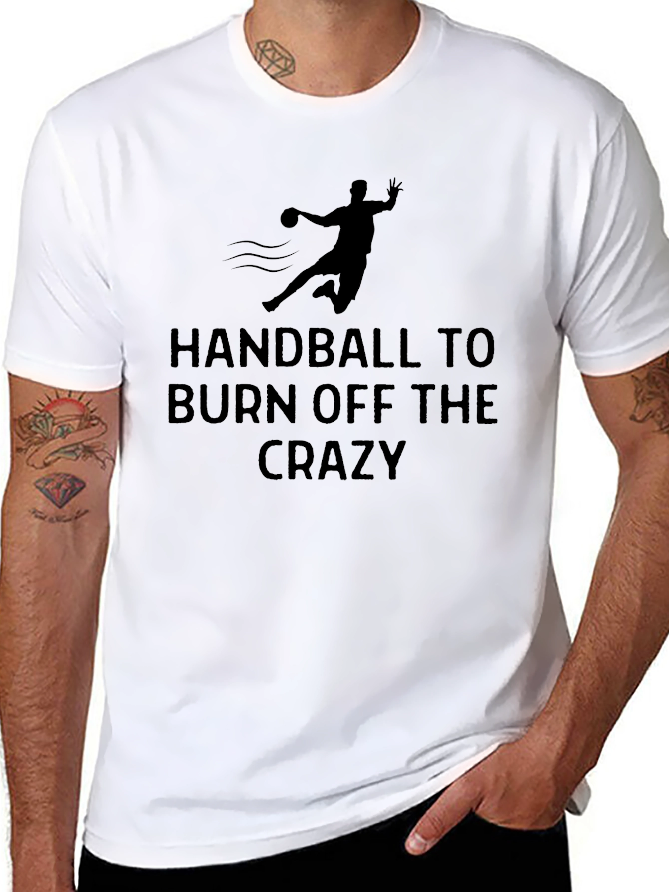 Handball To Burn Off The Crazy Graphic T-Shirt