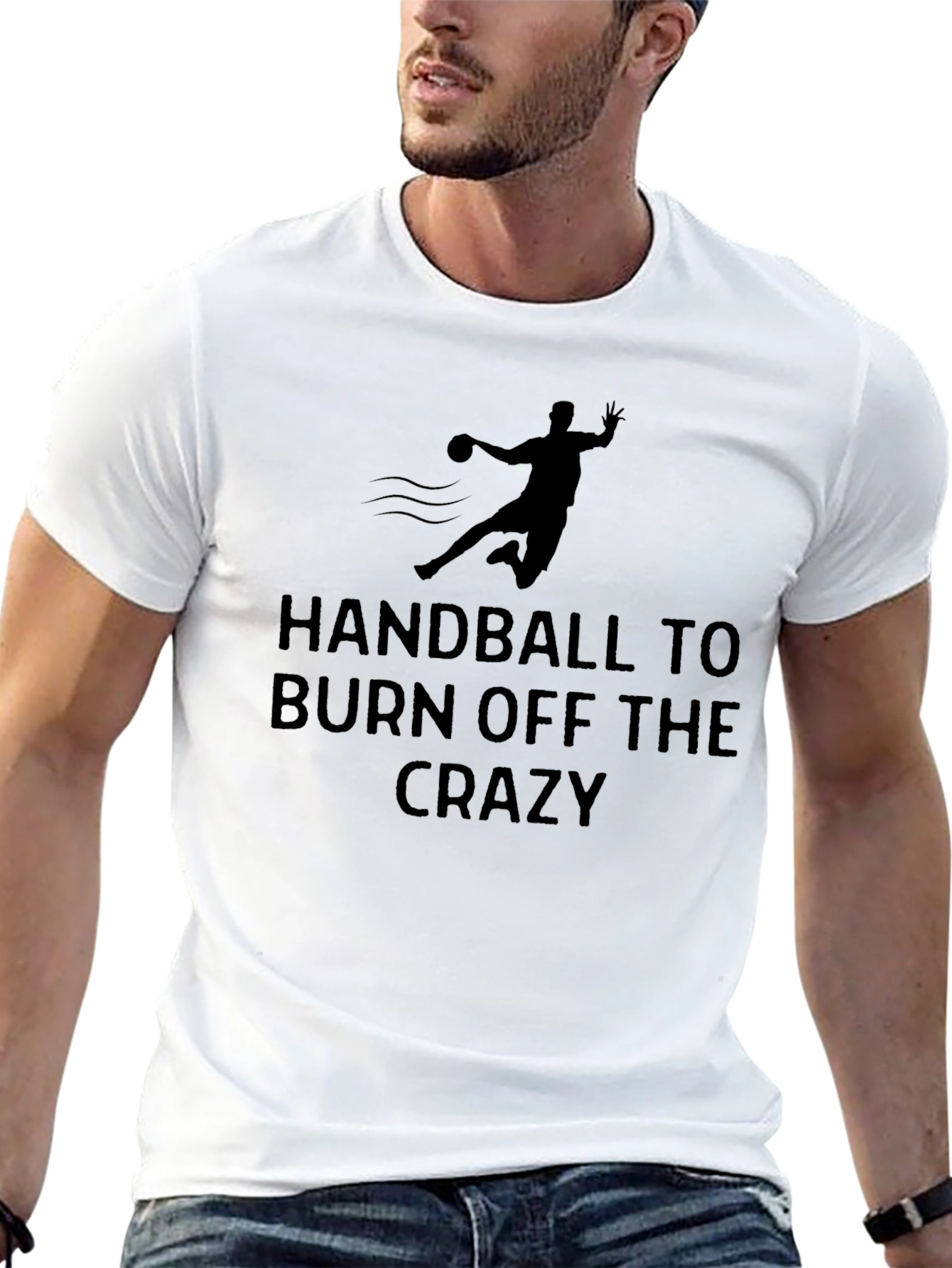 Handball To Burn Off The Crazy Graphic T-Shirt