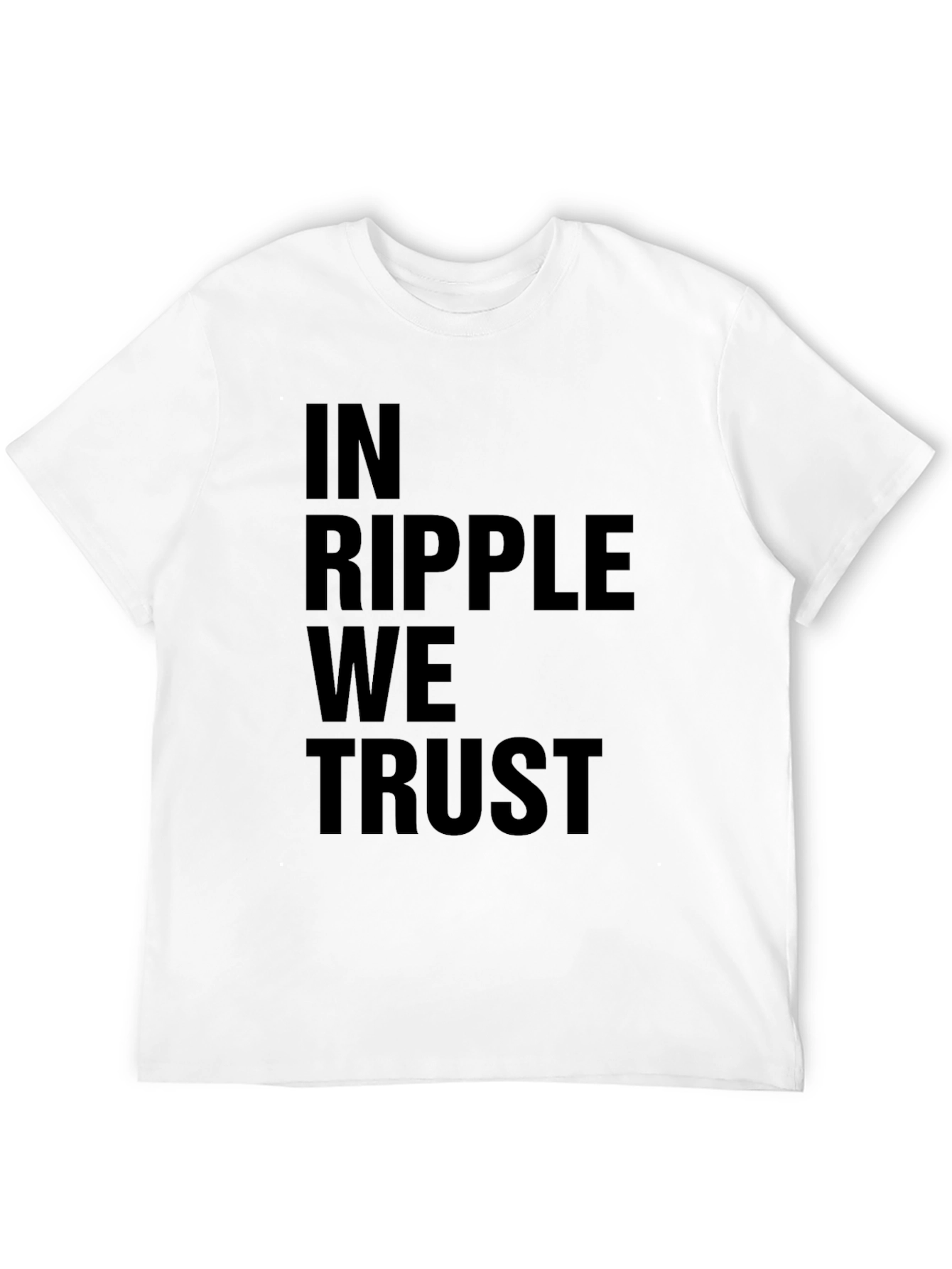 In Ripple We Trust - Black T-Shirt