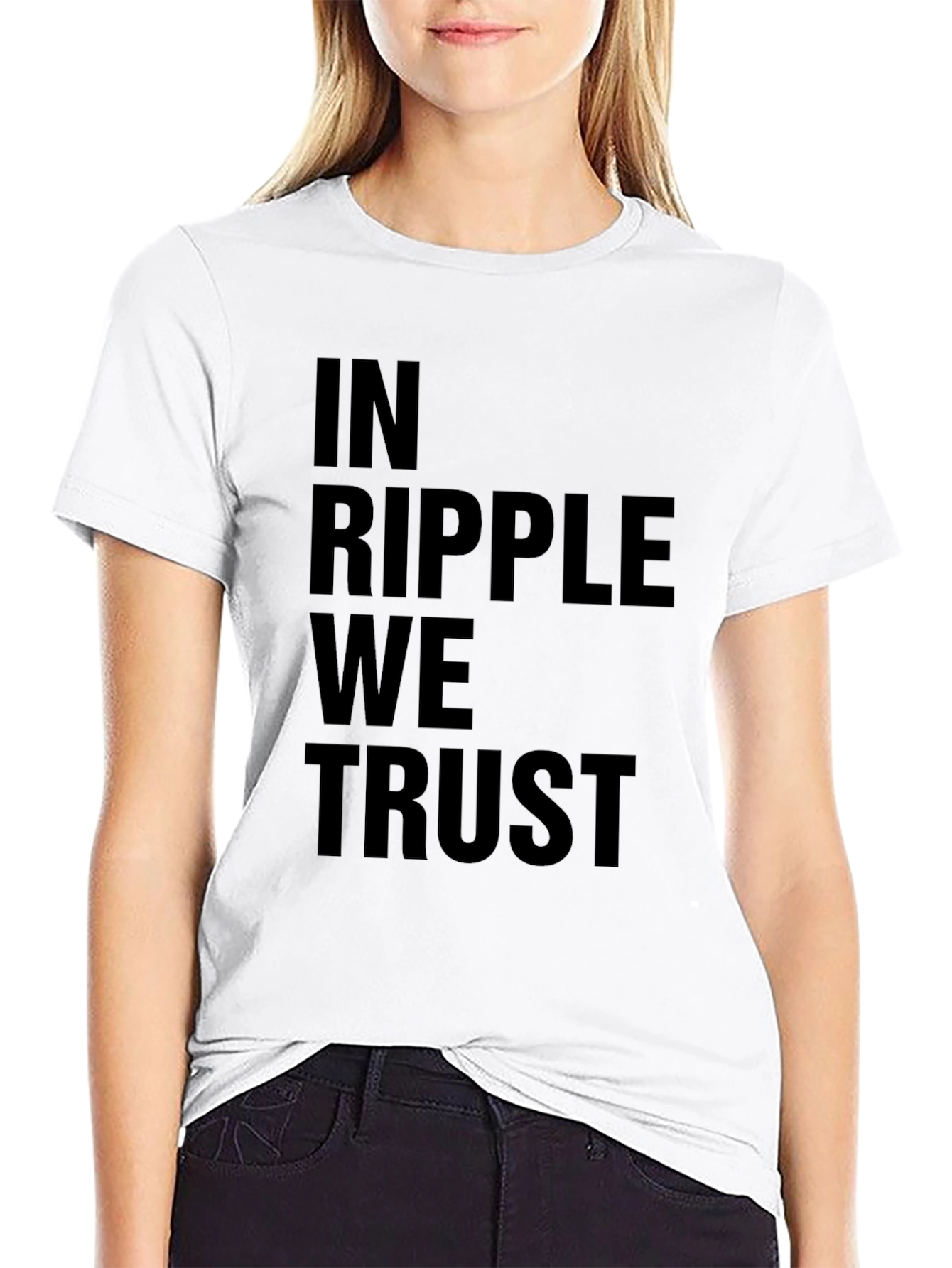 In Ripple We Trust - Black T-Shirt