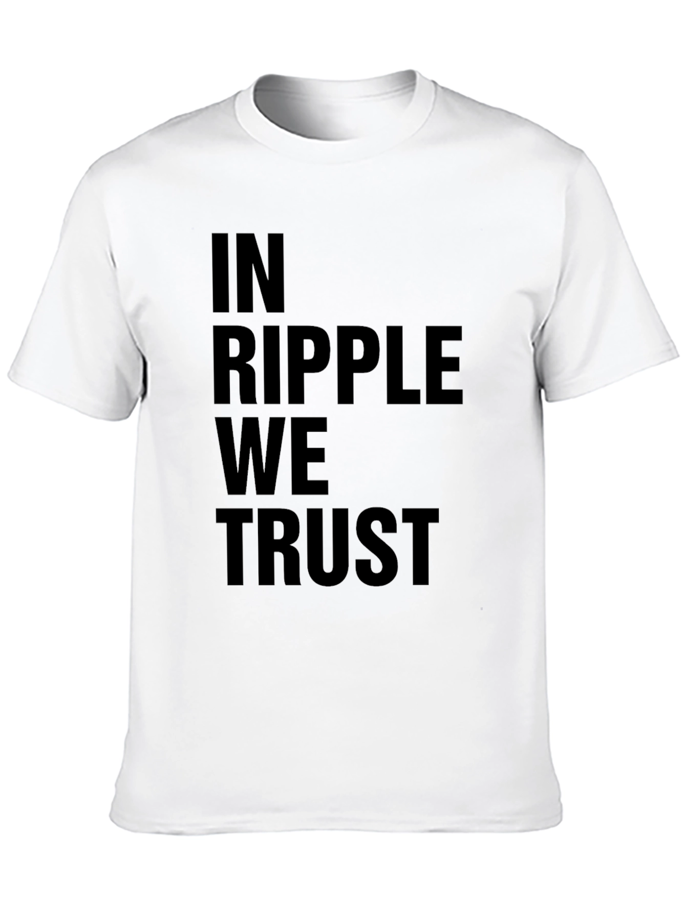 In Ripple We Trust - Black T-Shirt