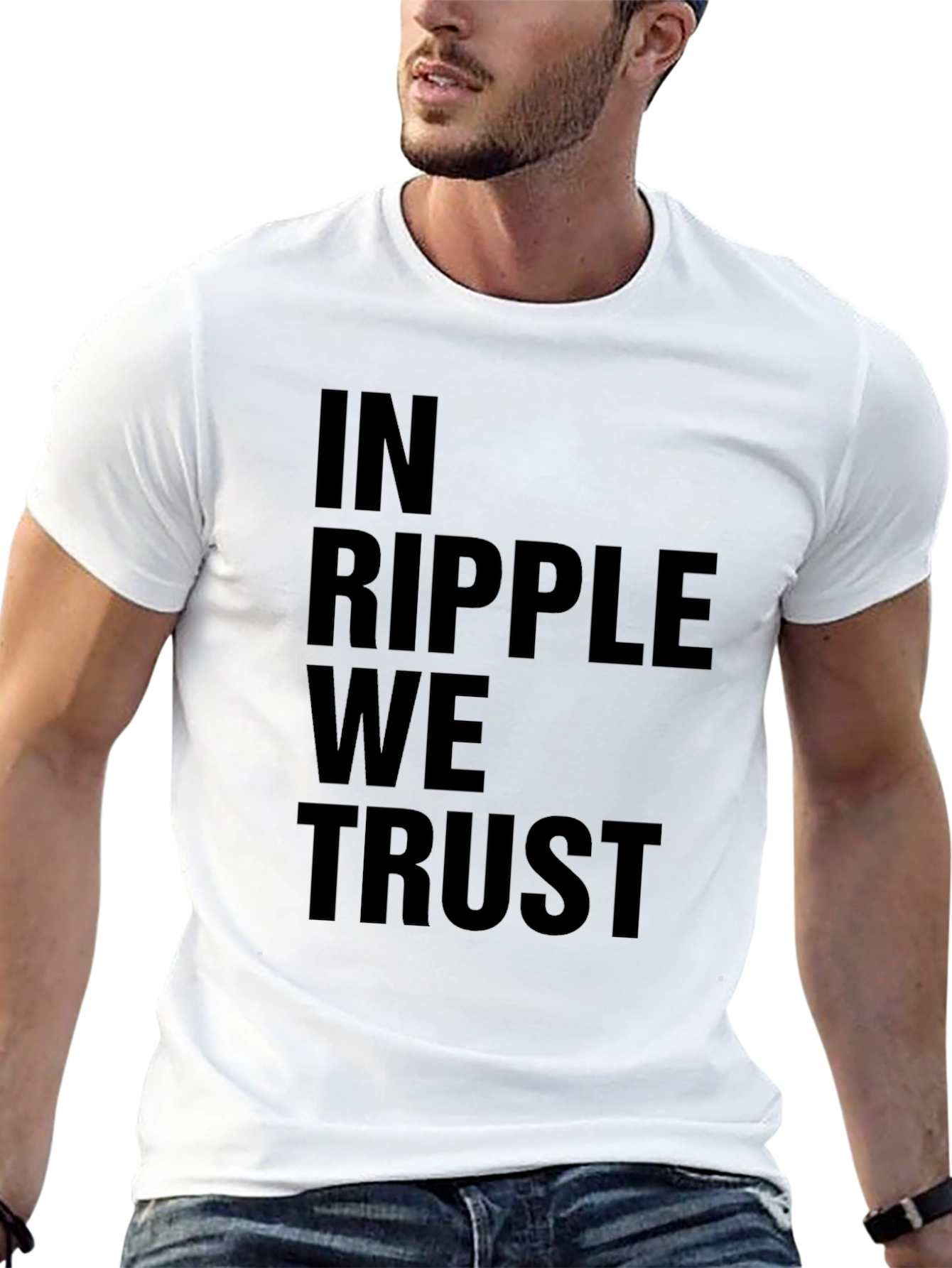 In Ripple We Trust - Black T-Shirt