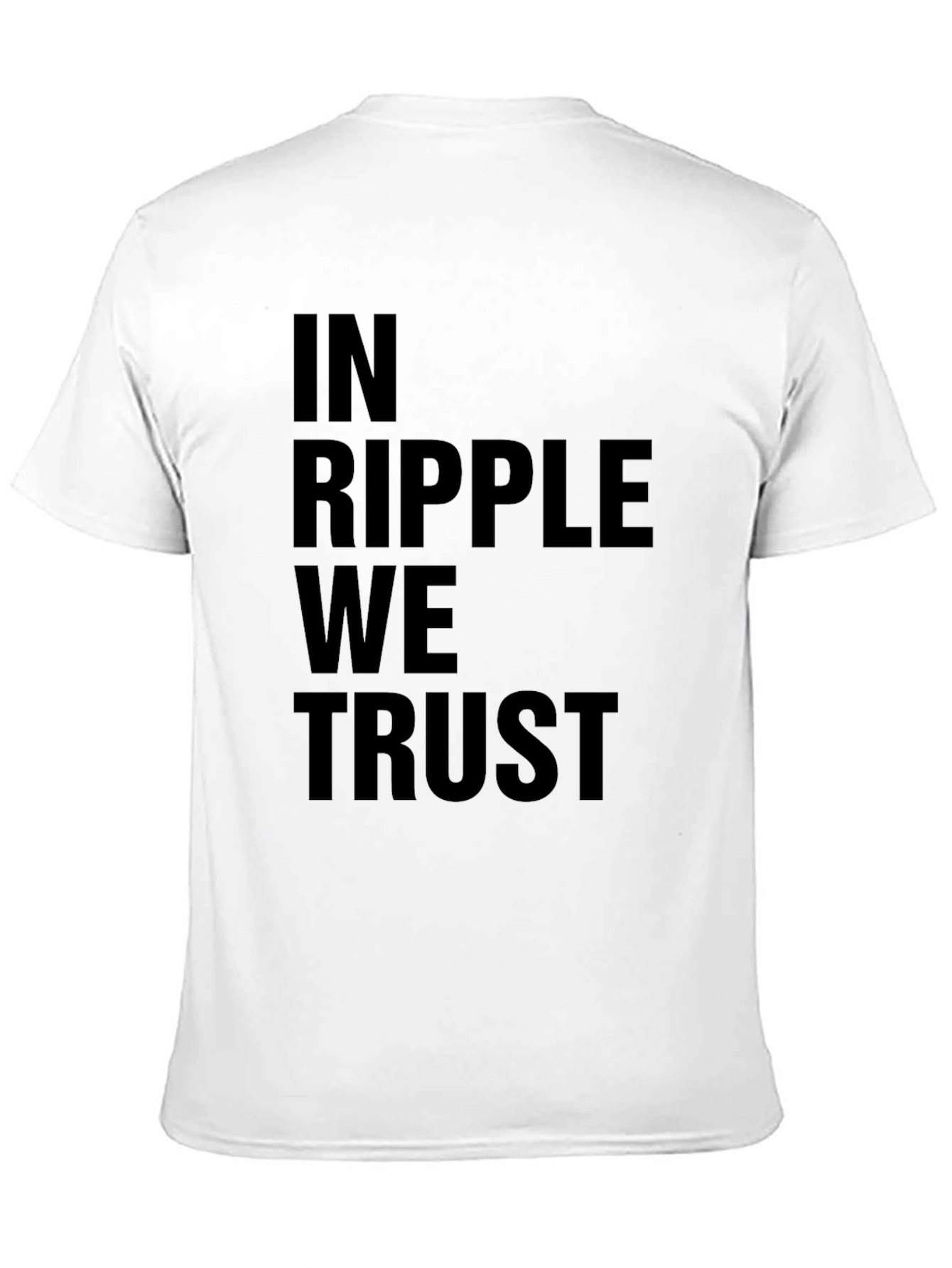 In Ripple We Trust - Black T-Shirt