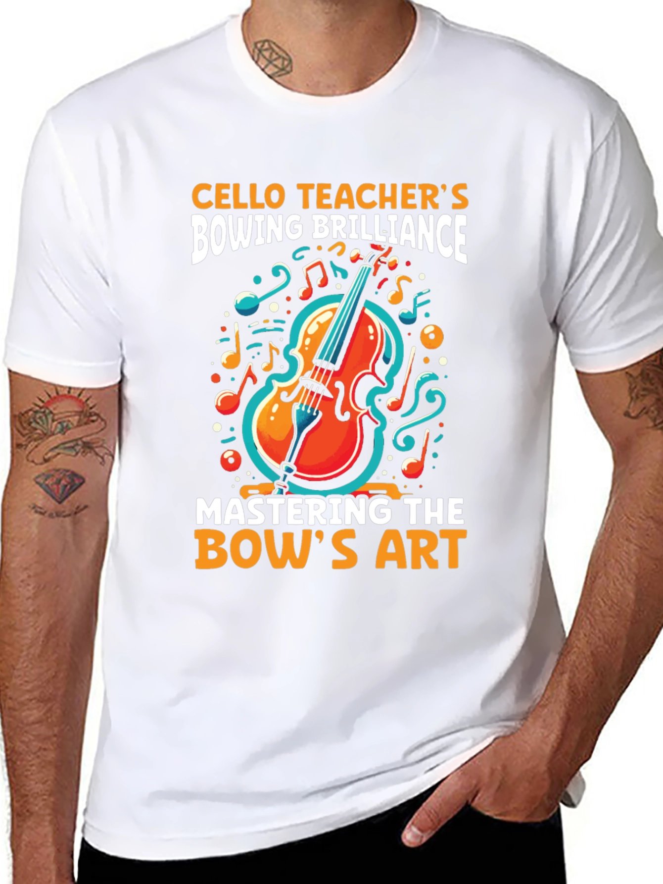 Cello Teachers Bowing Brilliance T-Shirt