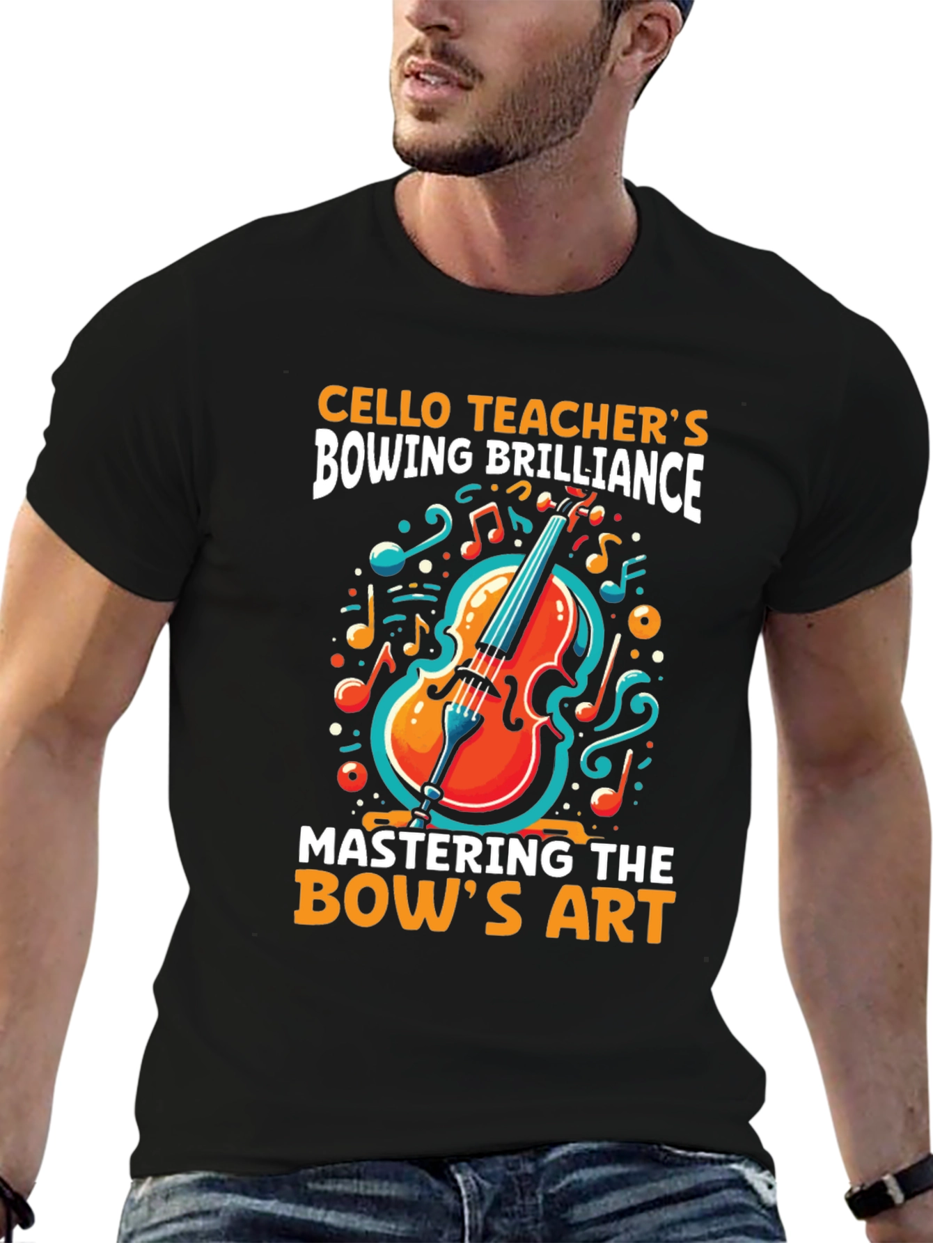 Cello Teachers Bowing Brilliance T-Shirt