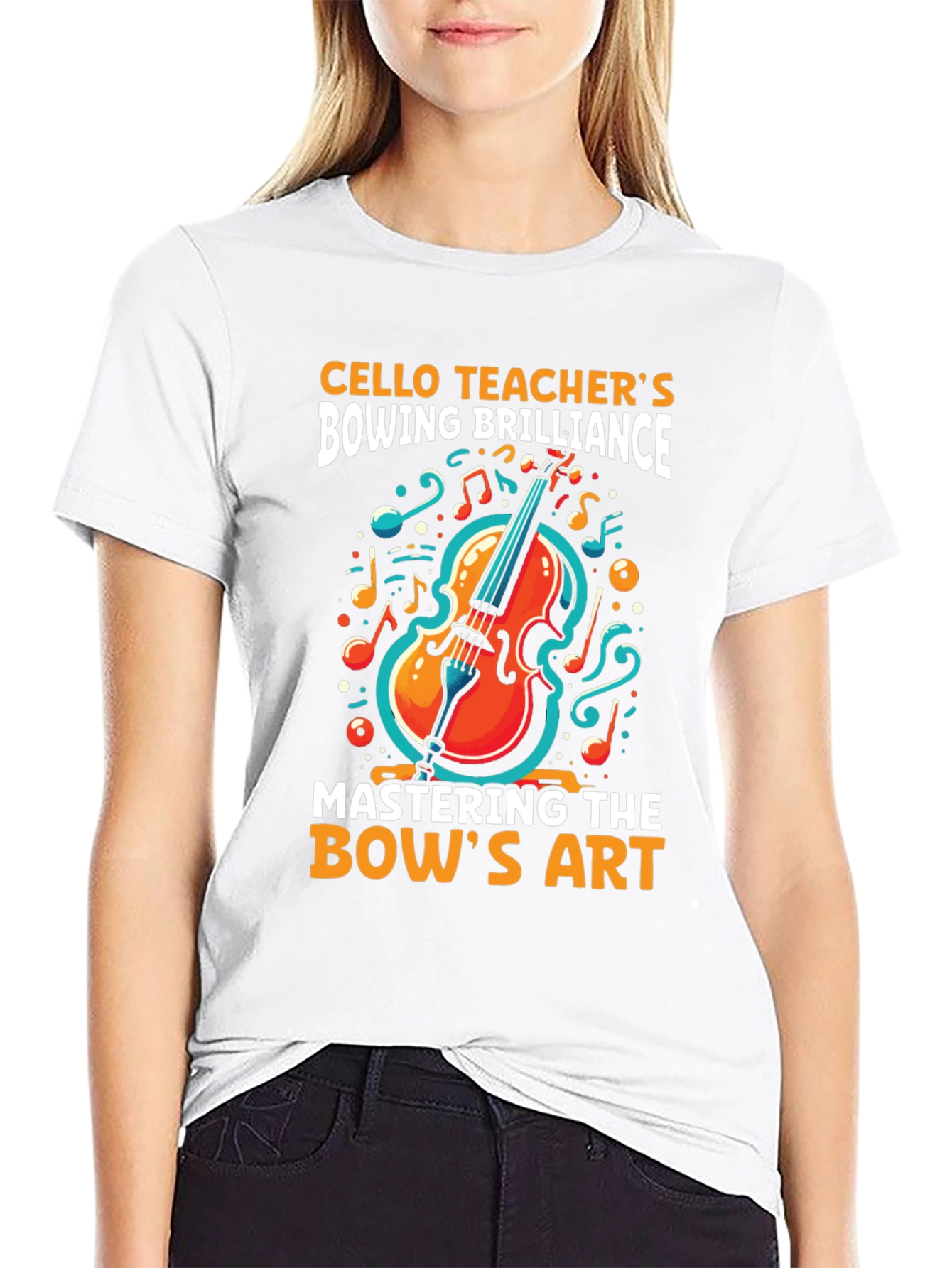 Cello Teachers Bowing Brilliance T-Shirt