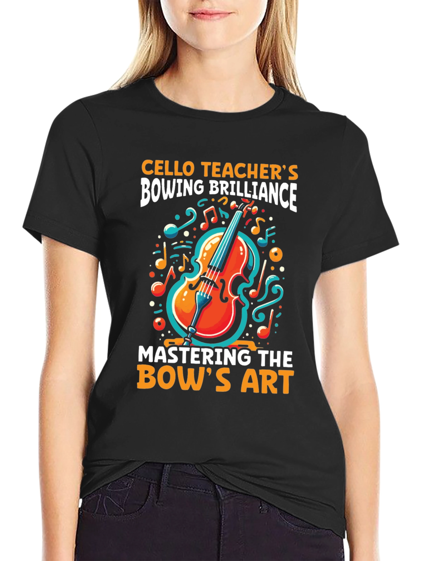Cello Teachers Bowing Brilliance T-Shirt