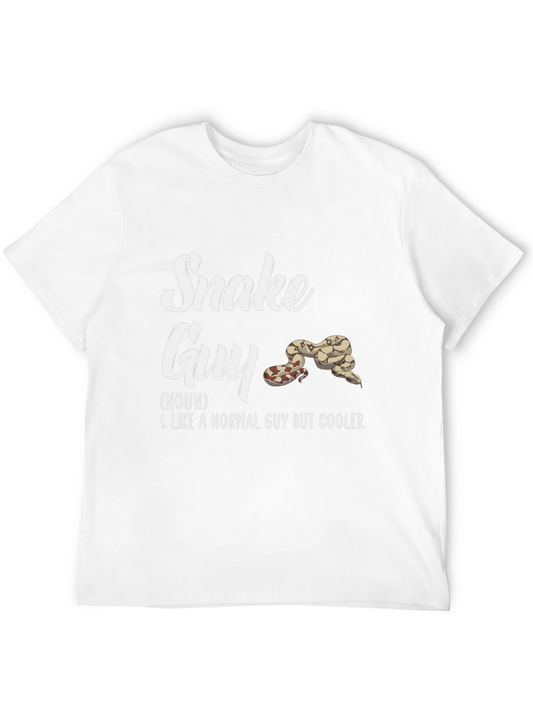Snake Guy T-Shirt - Novelty Graphic Tee