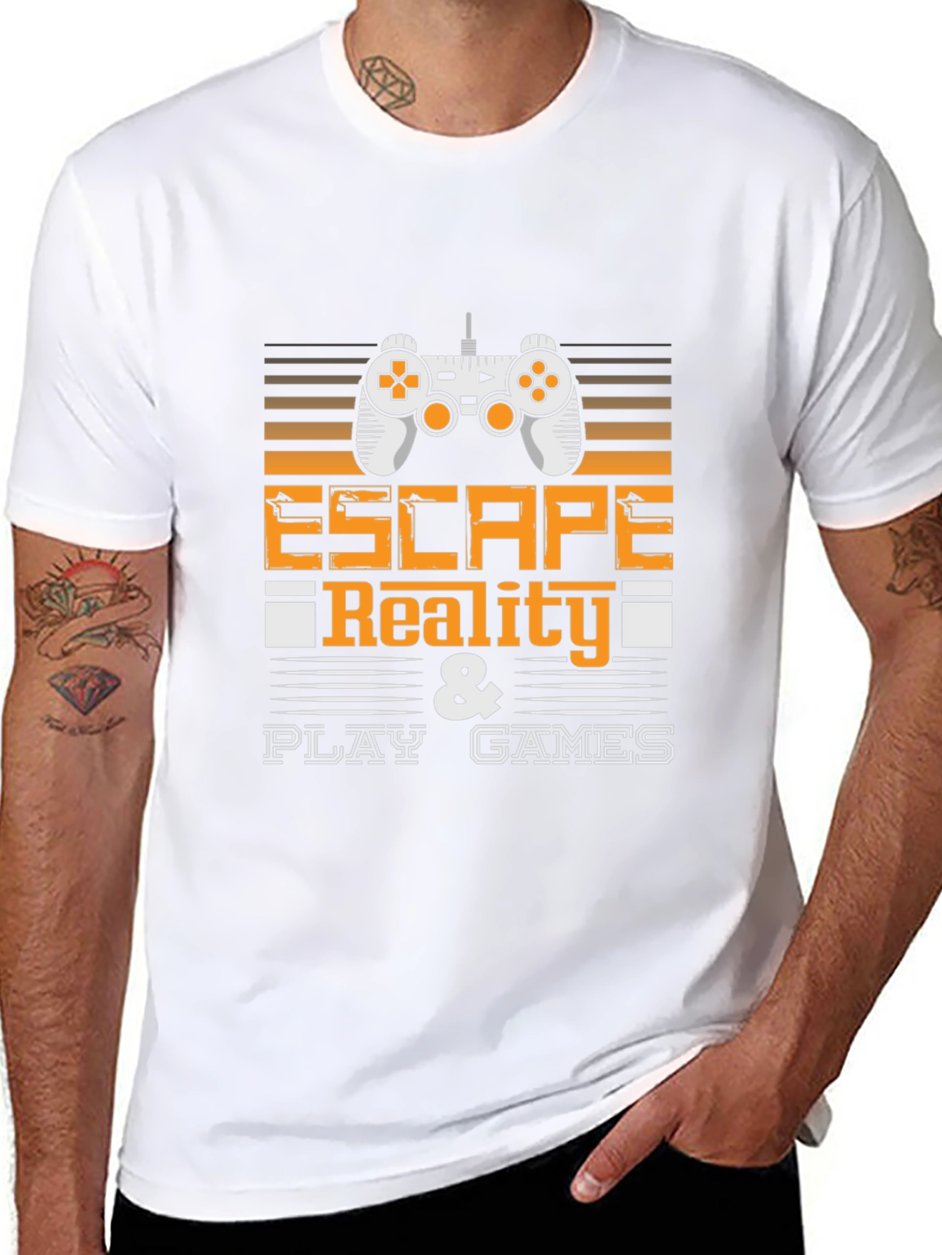 Escape Reality Play Games Black T-Shirt