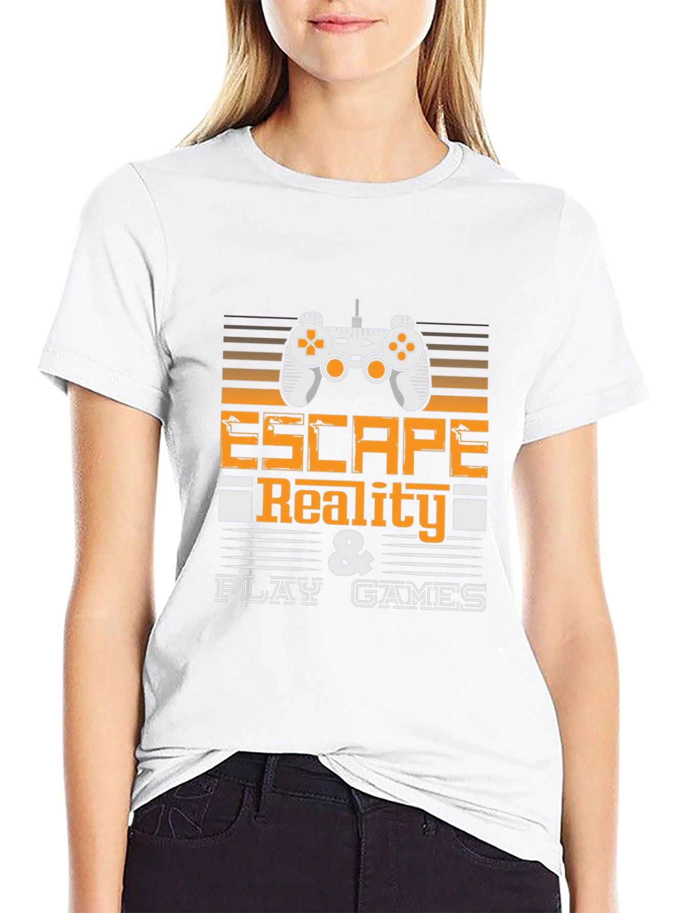 Escape Reality Play Games Black T-Shirt