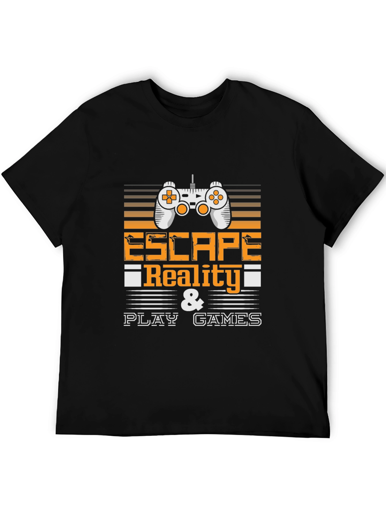 Escape Reality Play Games Black T-Shirt