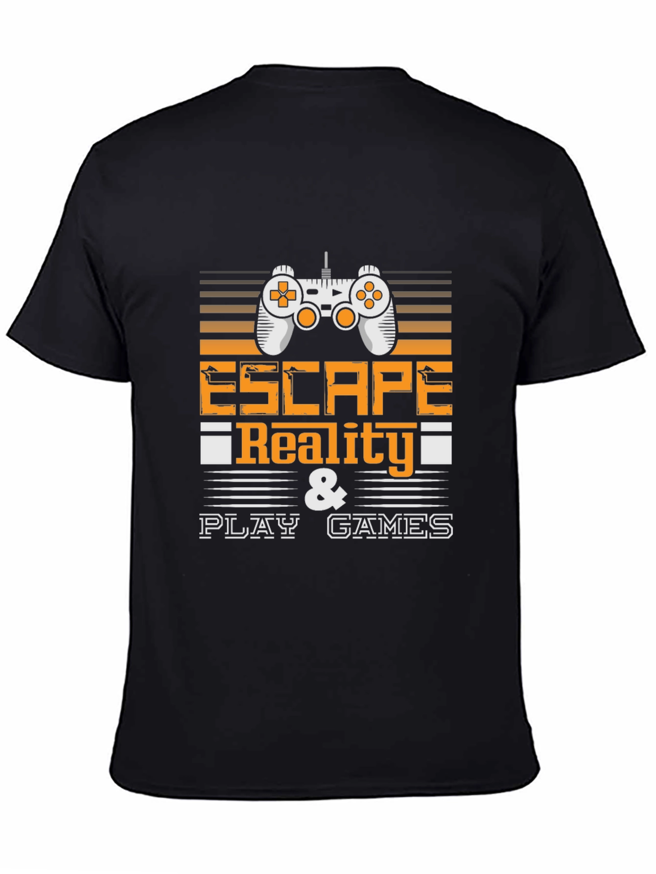 Escape Reality Play Games Black T-Shirt