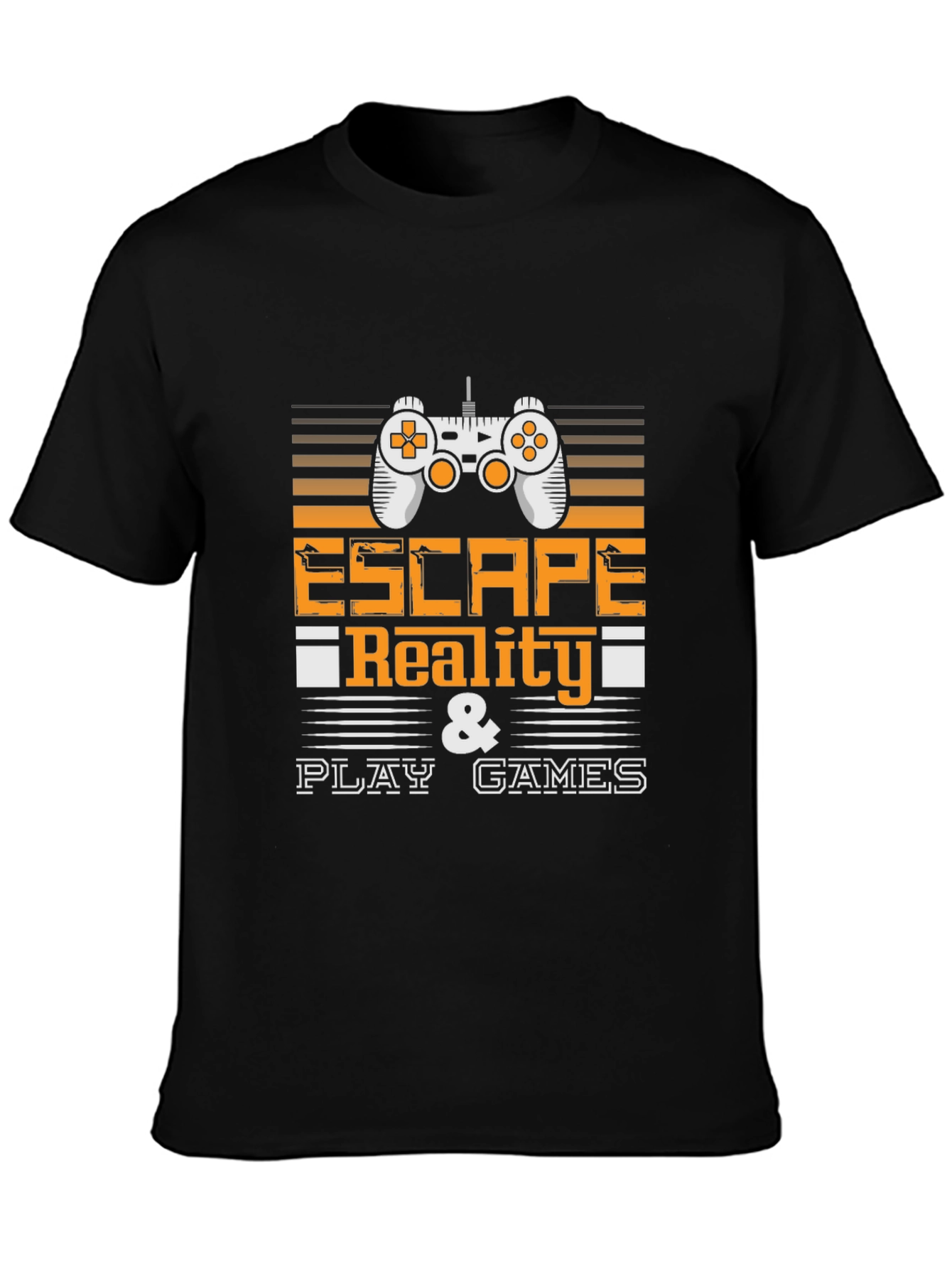 Escape Reality Play Games Black T-Shirt