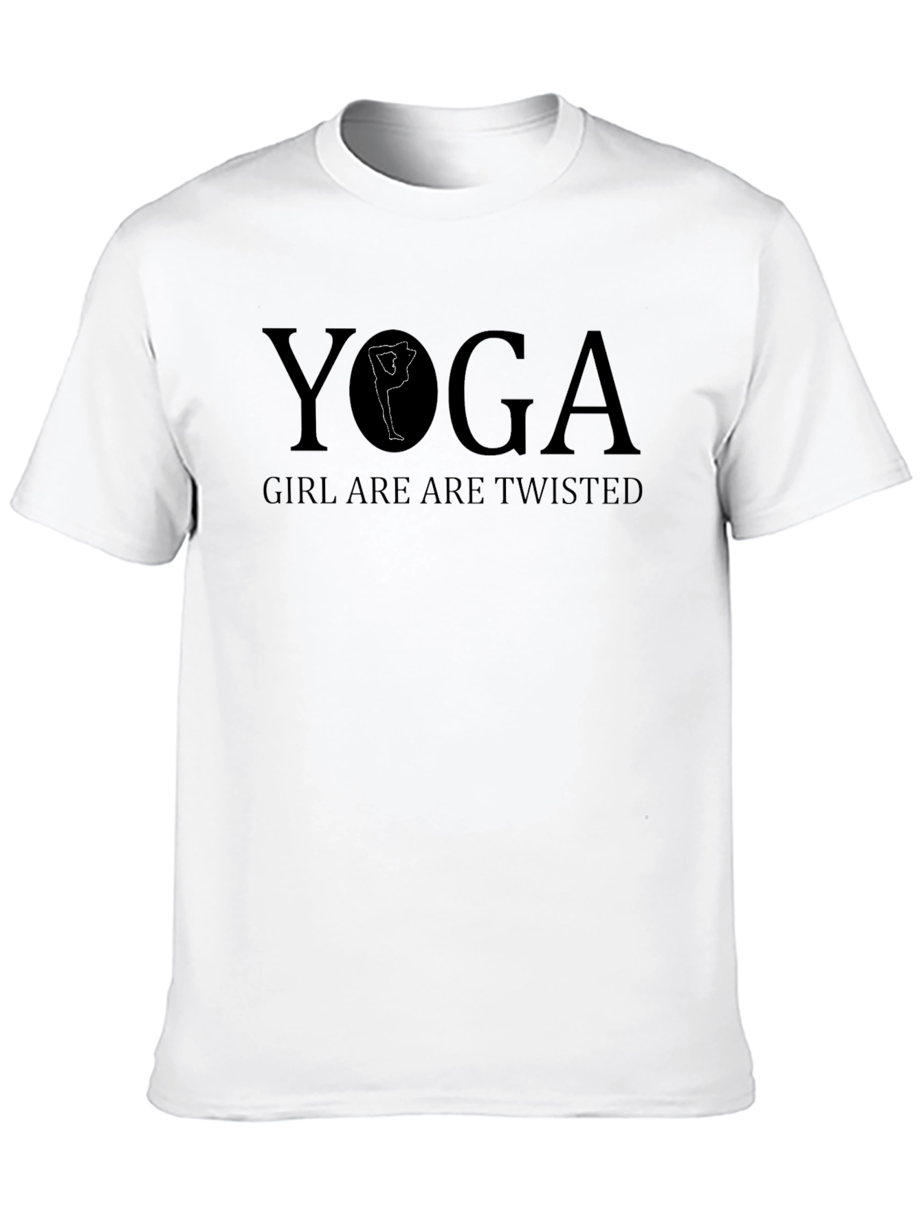 Yoga Girl Twisted T-Shirt | Soft Cotton Tee