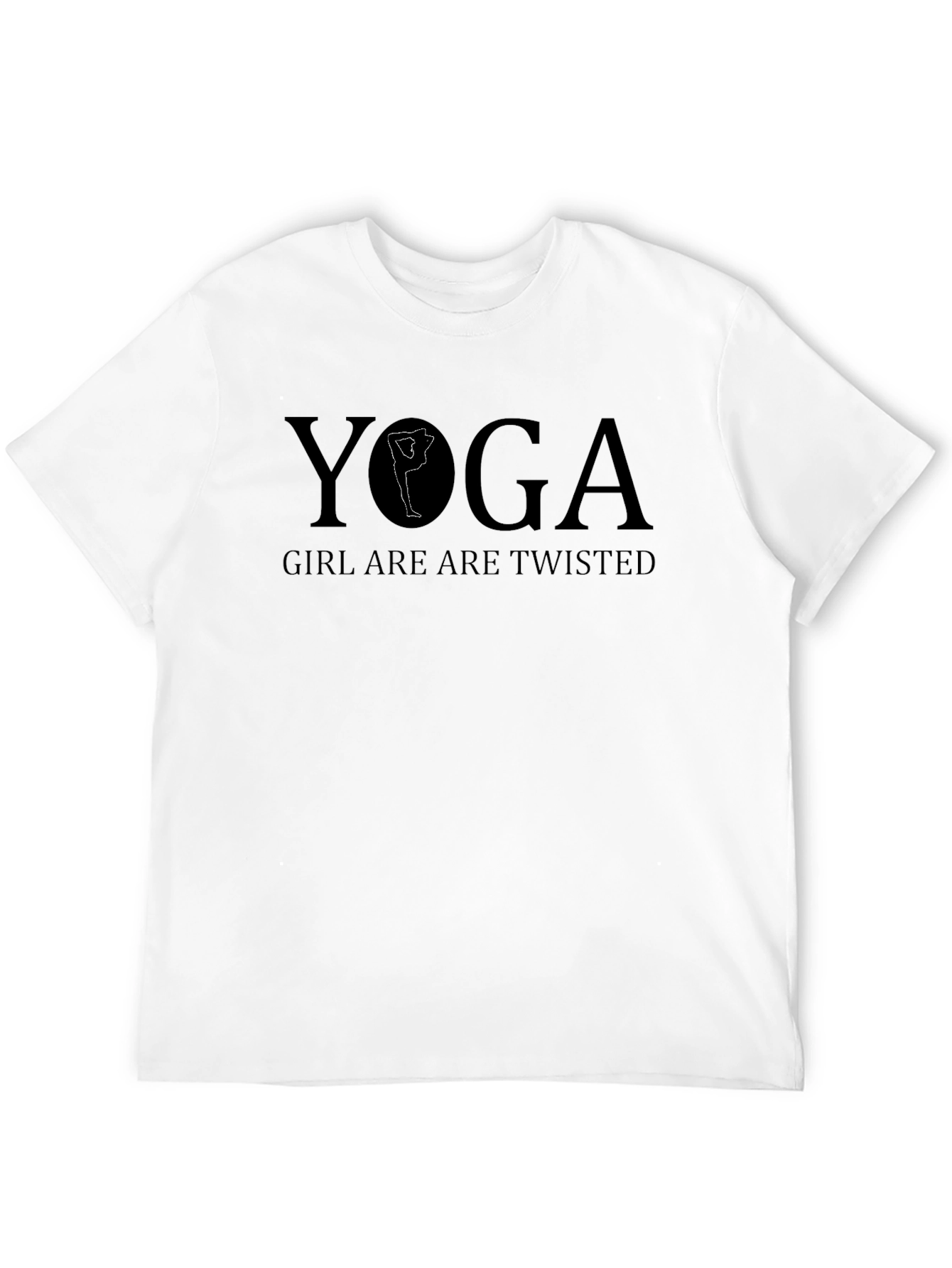 Yoga Girl Twisted T-Shirt | Soft Cotton Tee