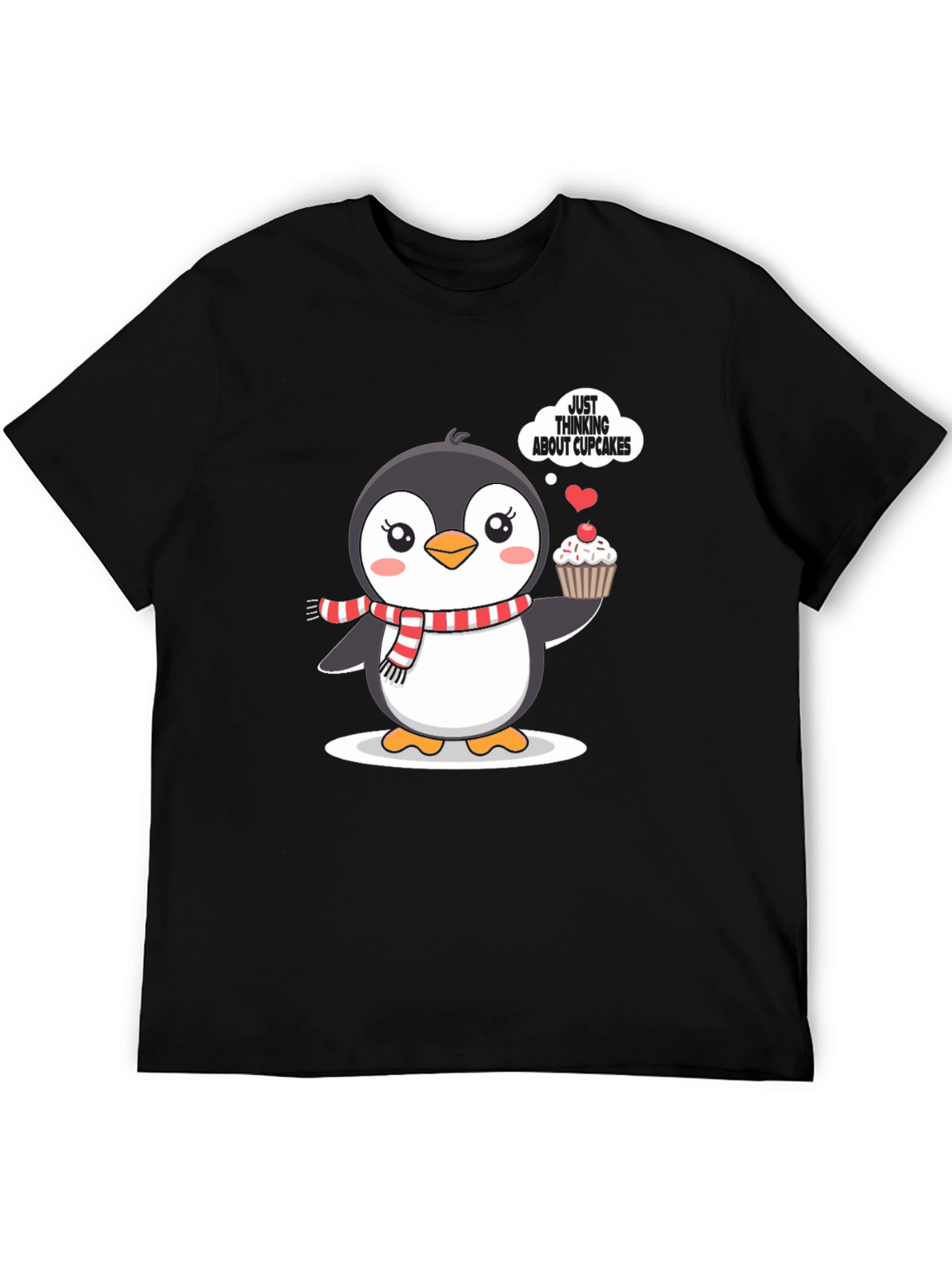 Cute Penguin Cupcake T-Shirt