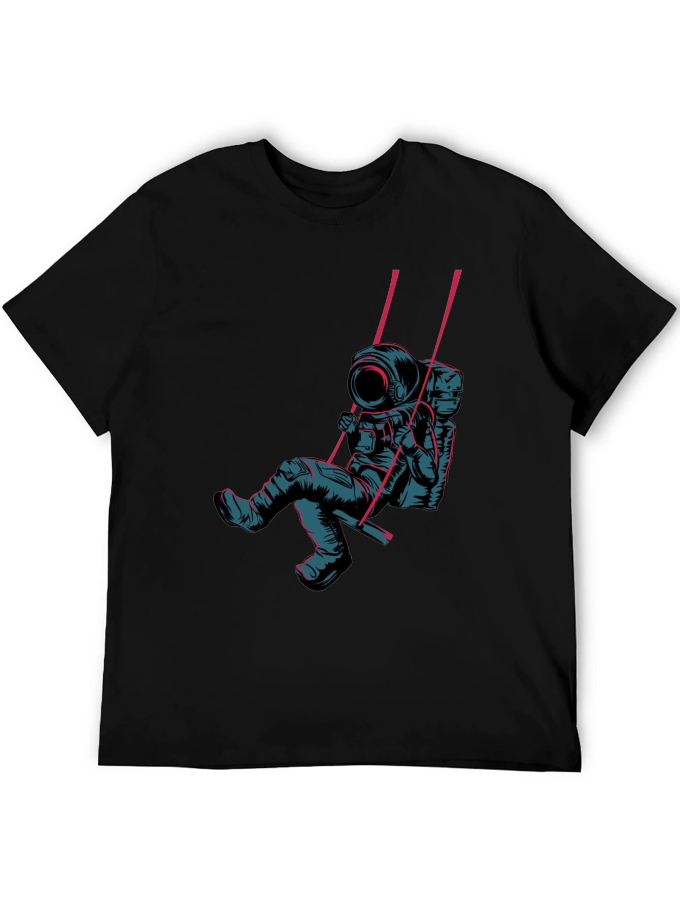 Astronaut Swing Graphic Tee - Unique Design