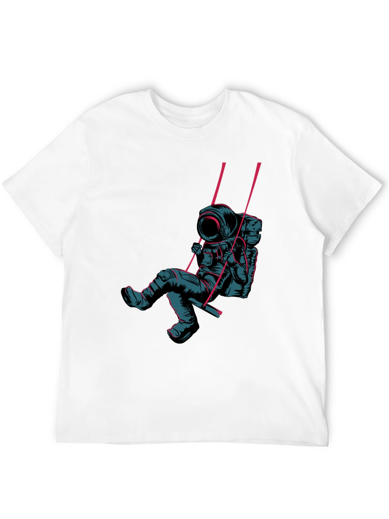 Astronaut Swing Graphic Tee - Unique Design