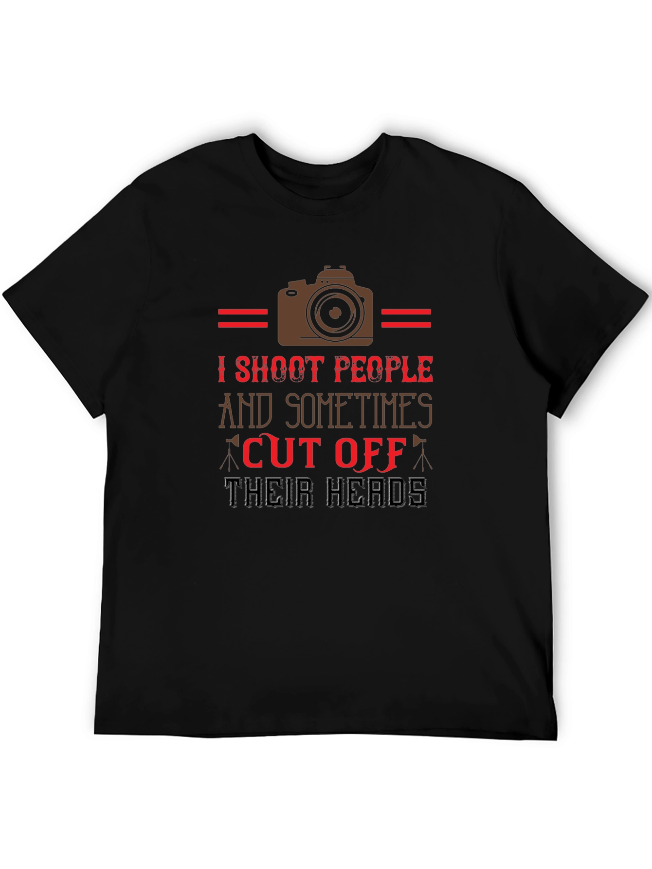 Humorous Photographer T-Shirt - I Shoot People