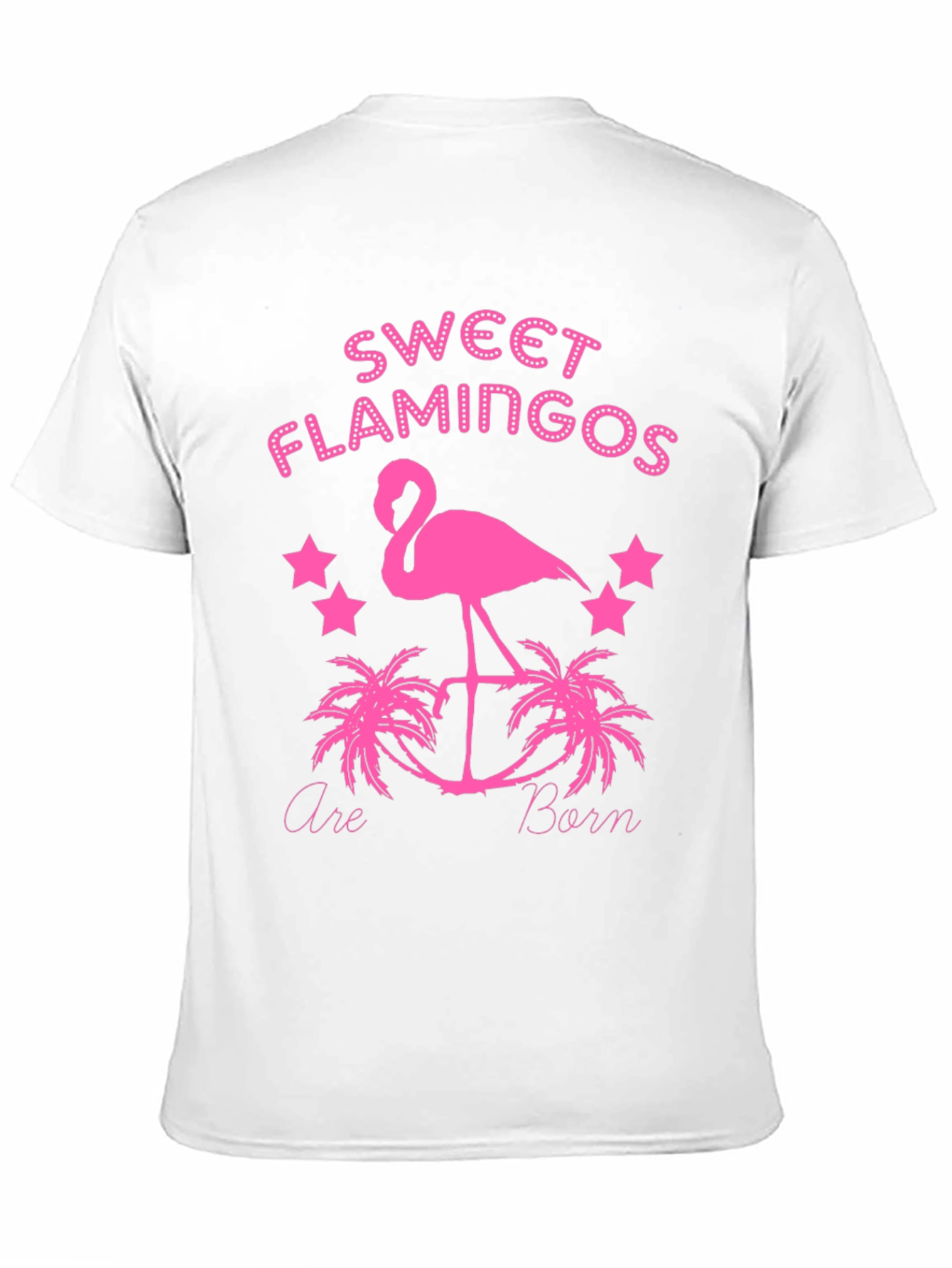Sweet Flamingos Graphic Tee - Black T-Shirt