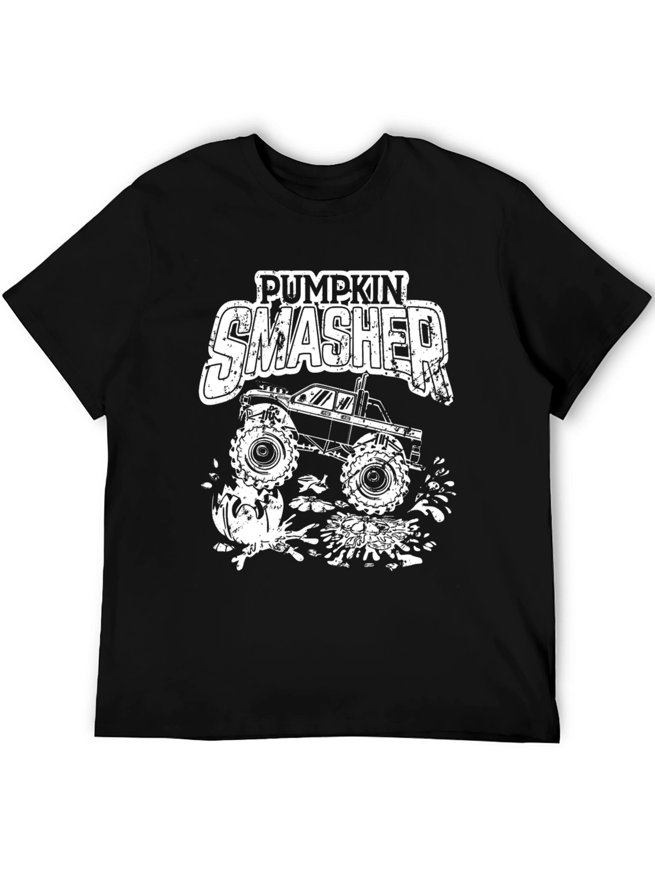 Pumpkin Smasher Monster Truck Graphic Tee