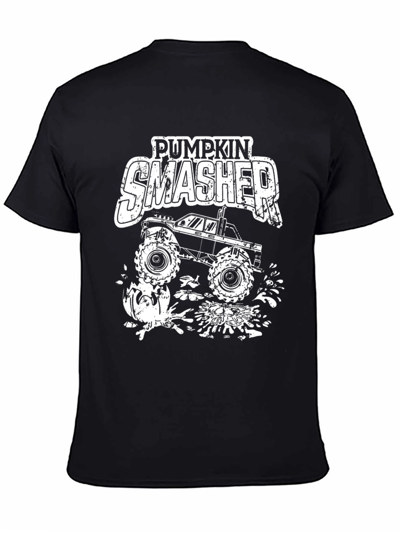 Pumpkin Smasher Monster Truck Graphic Tee