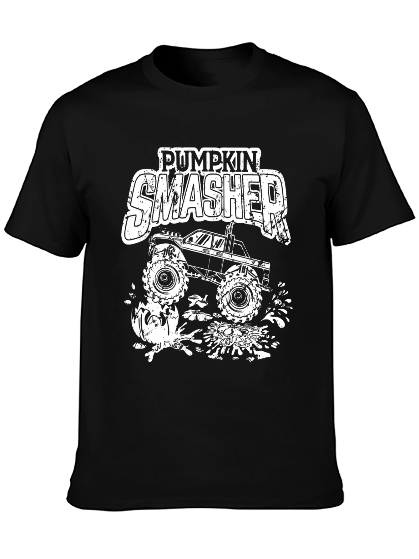 Pumpkin Smasher Monster Truck Graphic Tee