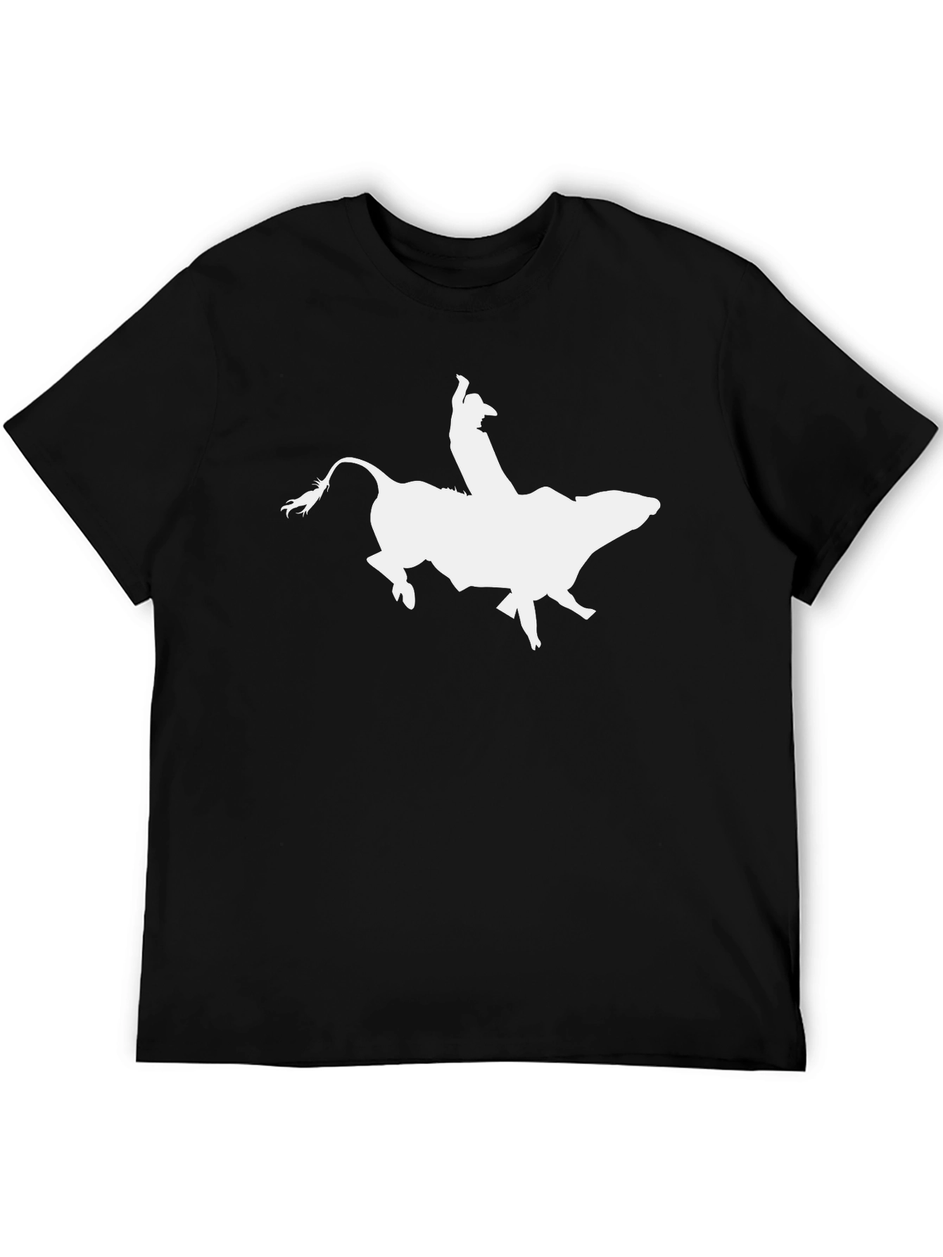 Bull Riding Graphic Tee - Classic Western Style