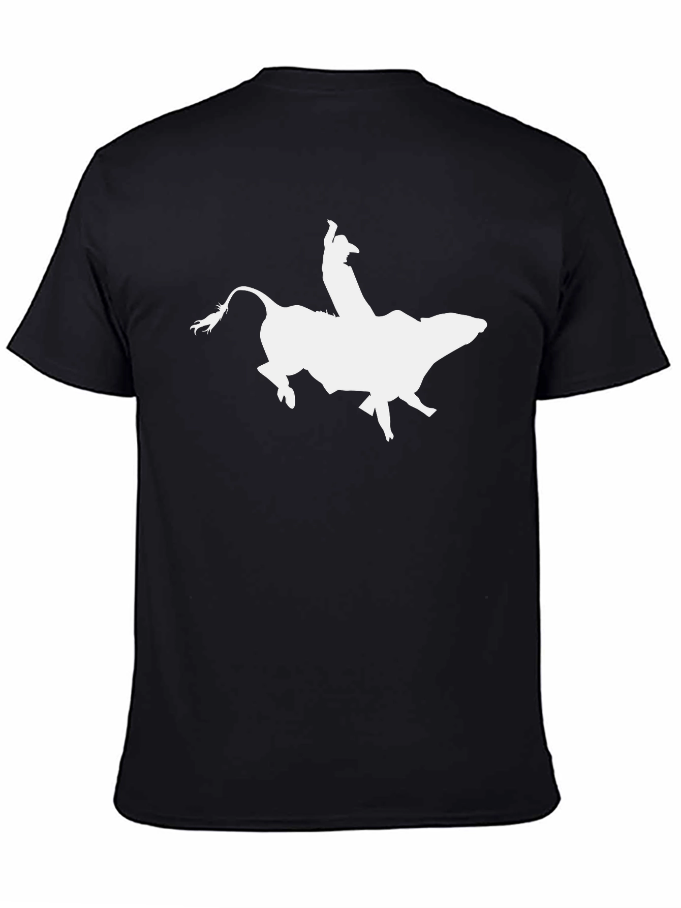Bull Riding Graphic Tee - Classic Western Style