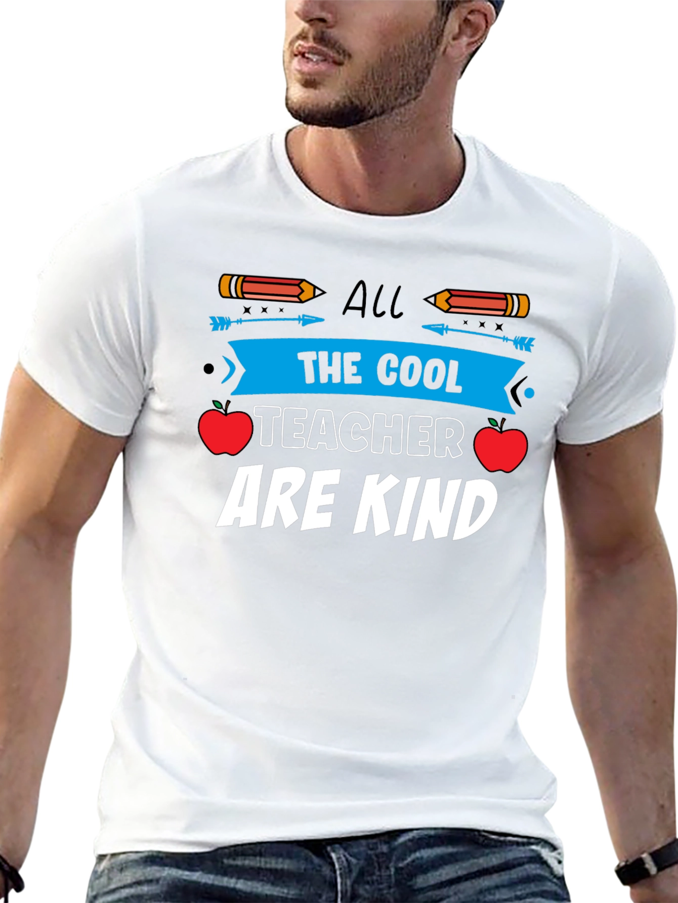 Cool Teacher Graphic T-Shirt